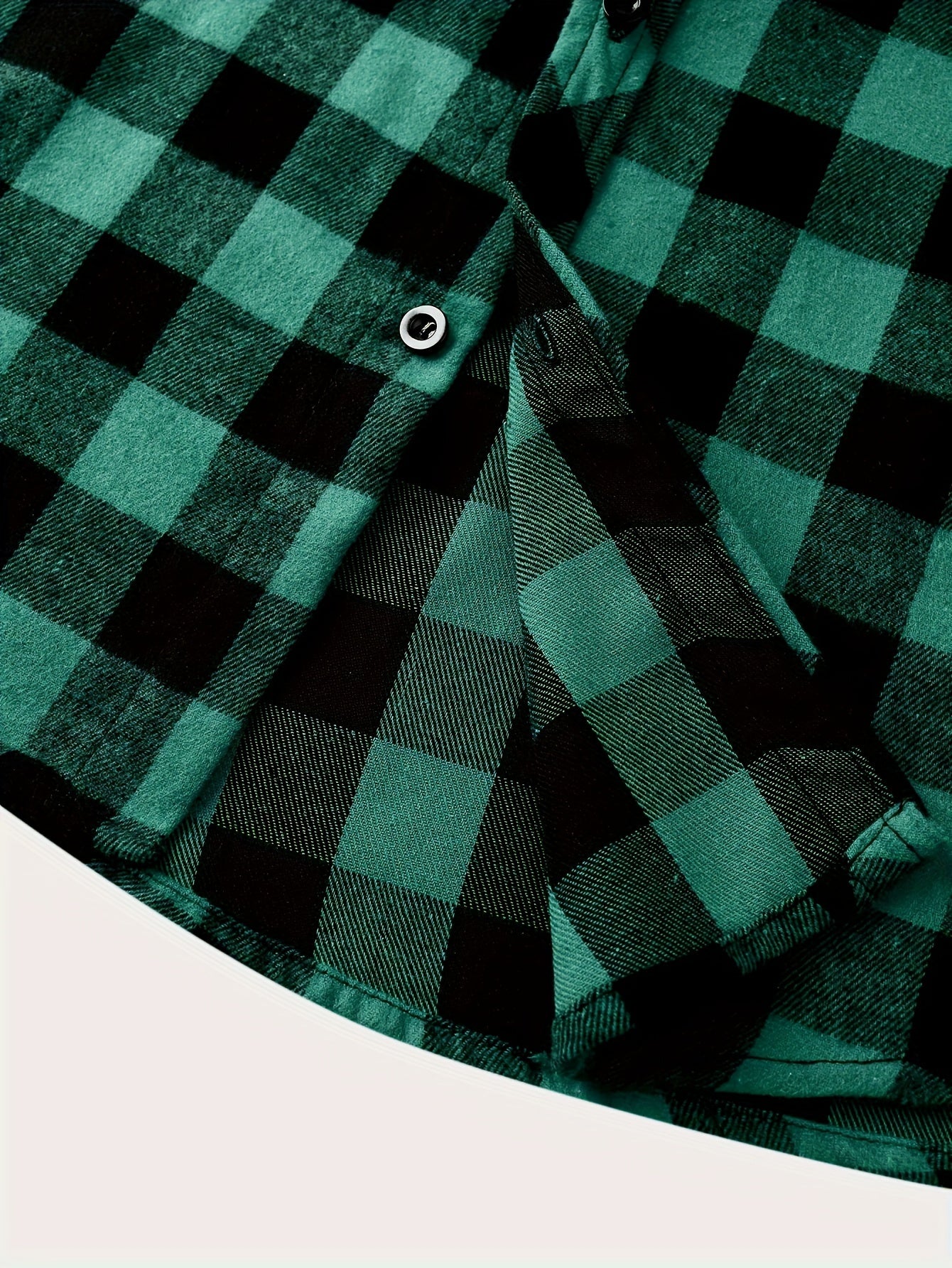 Fashionable Design Men's Plaid Pattern Hooded Long Sleeve And Button Up Shirt Jacket With Pockets, Chic And Trendy Hoodie Jacket For Outdoors Leisurewear