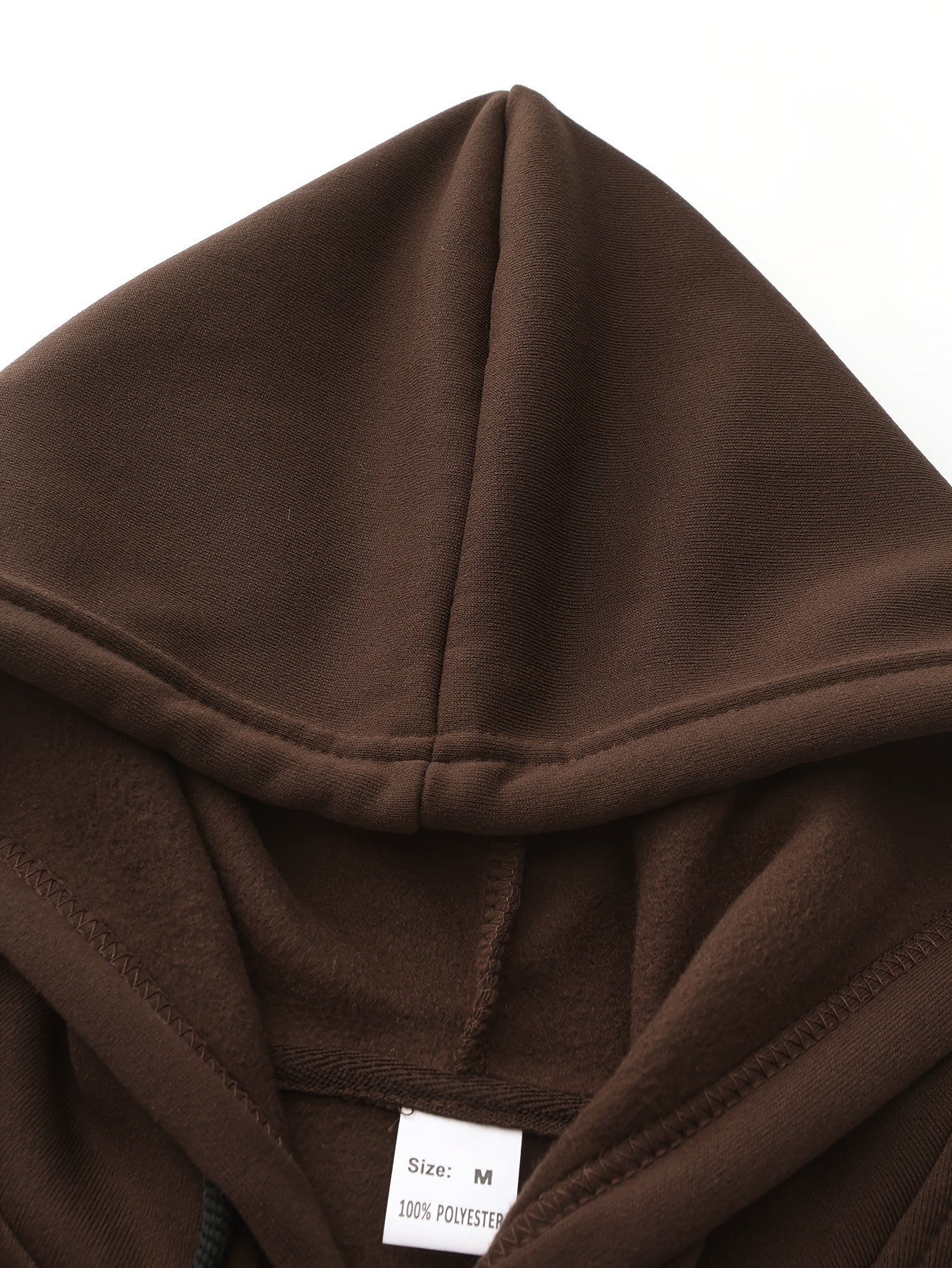 Men's Color Block Bruin Graphic Print Hoodie, Casual Long Sleeve Hooded Sweatshirt For Fall Winter Outdoor