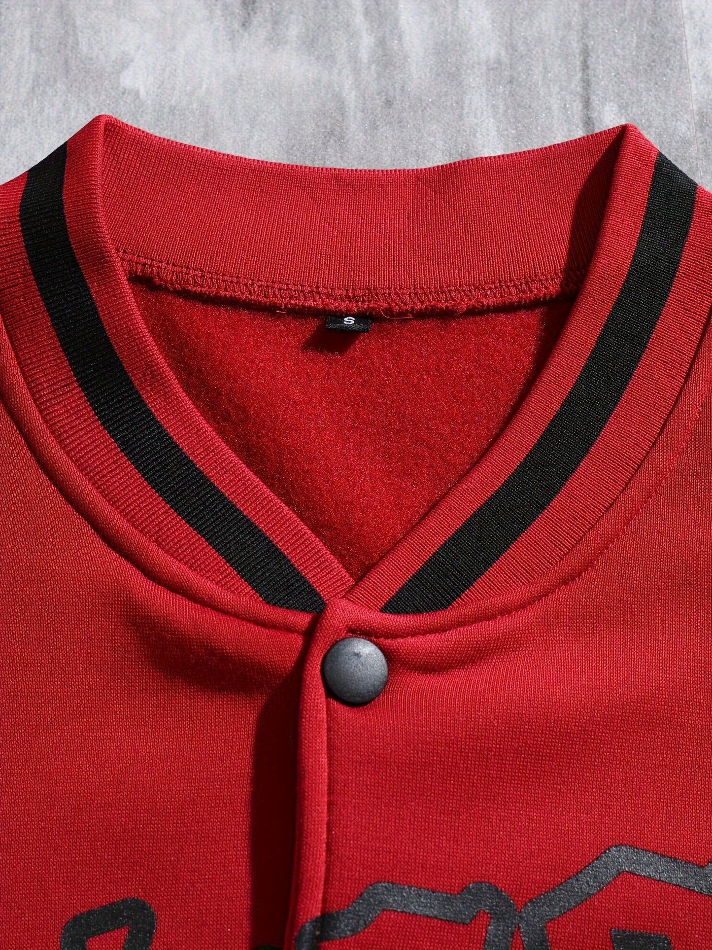 Spring And Autumn Street Men's Fashion Trend Loose Casual Baseball Uniform Jacket, Suitable For Outdoor And Dating