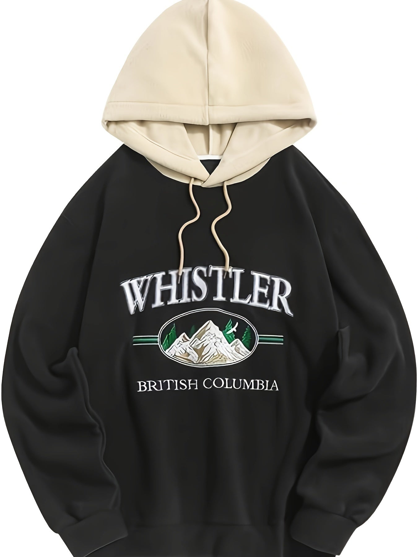Men's Casual Cotton Pullover Hoodie With Contrast Stitching, Short Sleeve, Classic Fit, Knitted Fabric, Perfect For Daily Wear And Streetwear