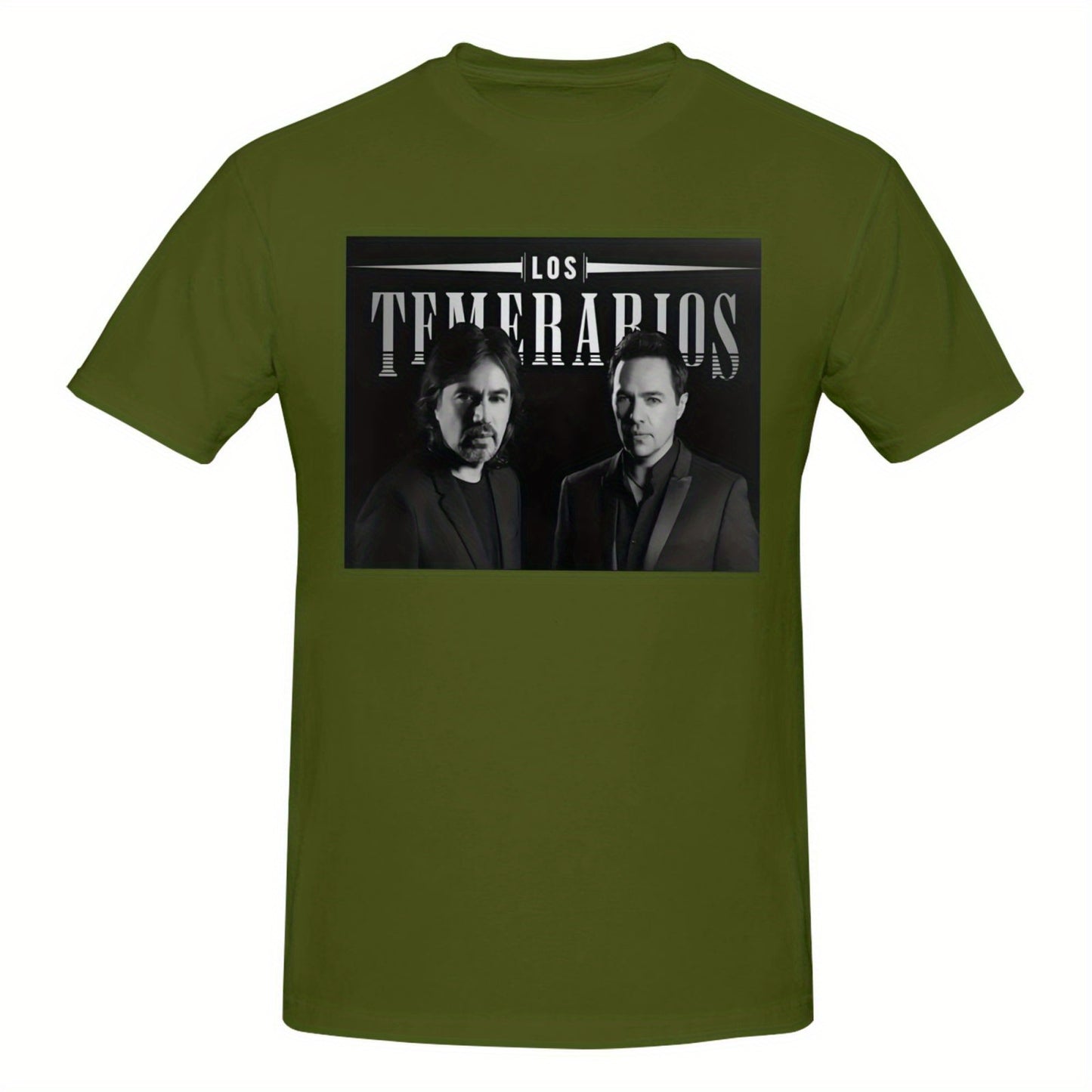 Los Temerarios Music T-shirt Men'S Retro Classic T-shirt Rock Boy T-shirt Men'S Hip-Hop Street Cotton Comfortable Oversized top