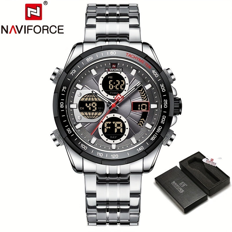 NAVIFORCE Watches with Dual Display, Waterproof Men'S Watch, Perfect for Gifting.