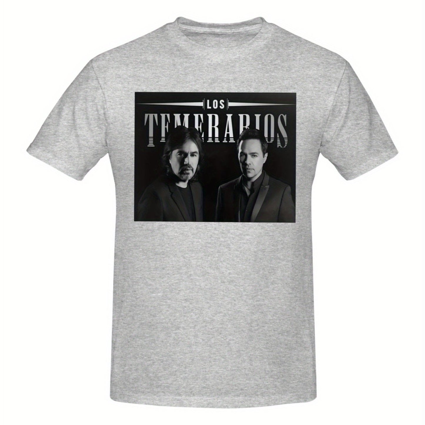 Los Temerarios Music T-shirt Men'S Retro Classic T-shirt Rock Boy T-shirt Men'S Hip-Hop Street Cotton Comfortable Oversized top