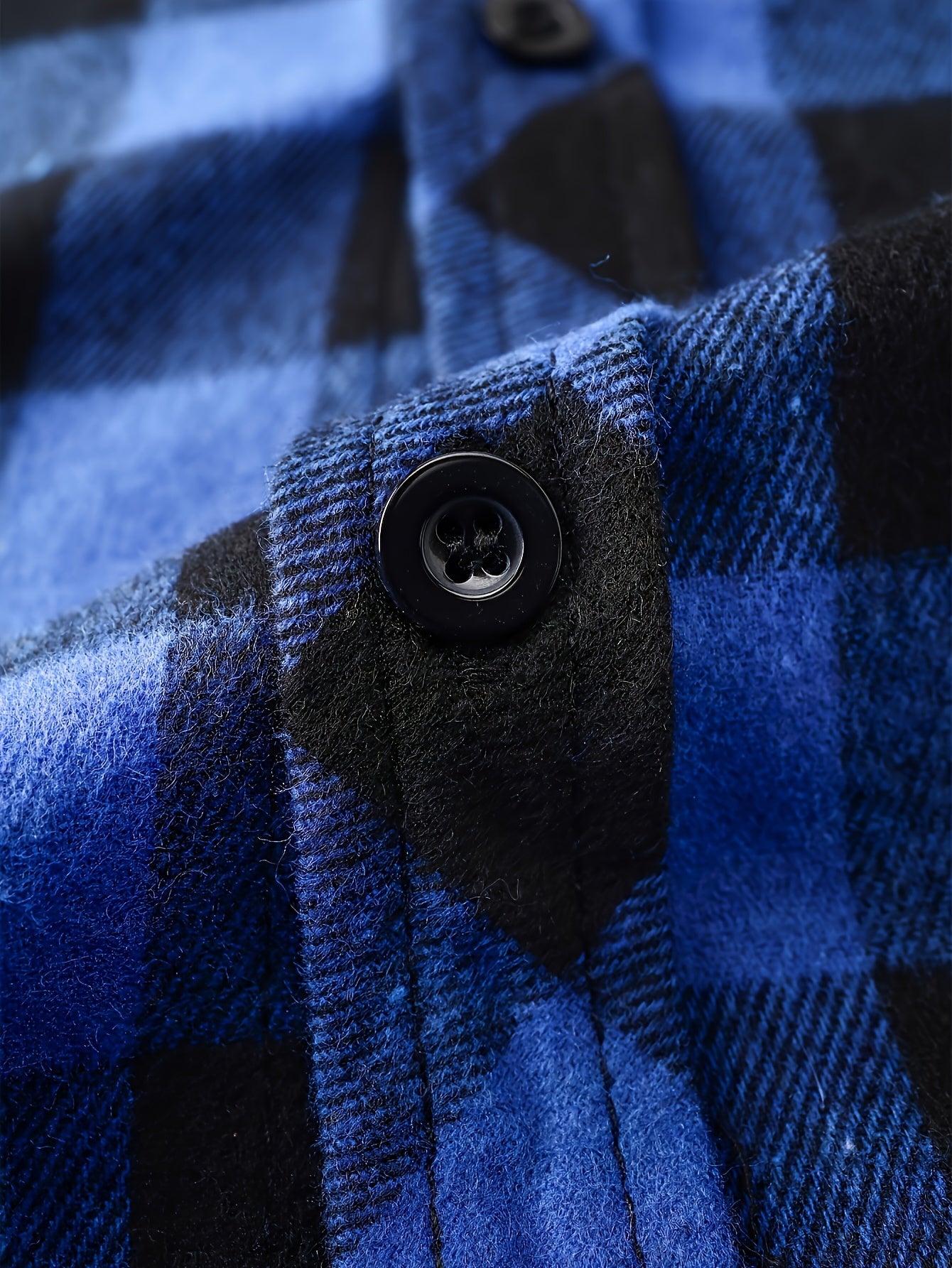 Fashionable Design Men's Plaid Pattern Hooded Long Sleeve And Button Up Shirt Jacket With Pockets, Chic And Trendy Hoodie Jacket For Outdoors Leisurewear