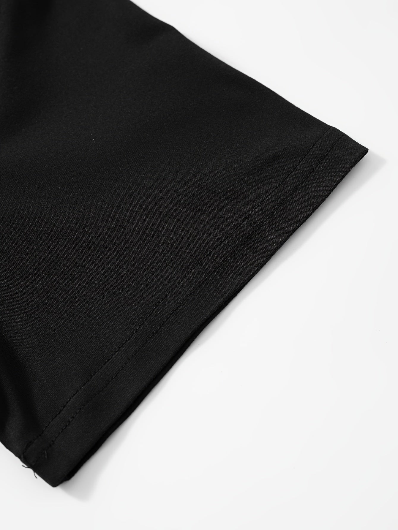 Men's Casual Short-Sleeve T-Shirt - Fashionable Crew Neck, Versatile Streetwear with Gradient Design, Breathable Polyester, Machine Washable