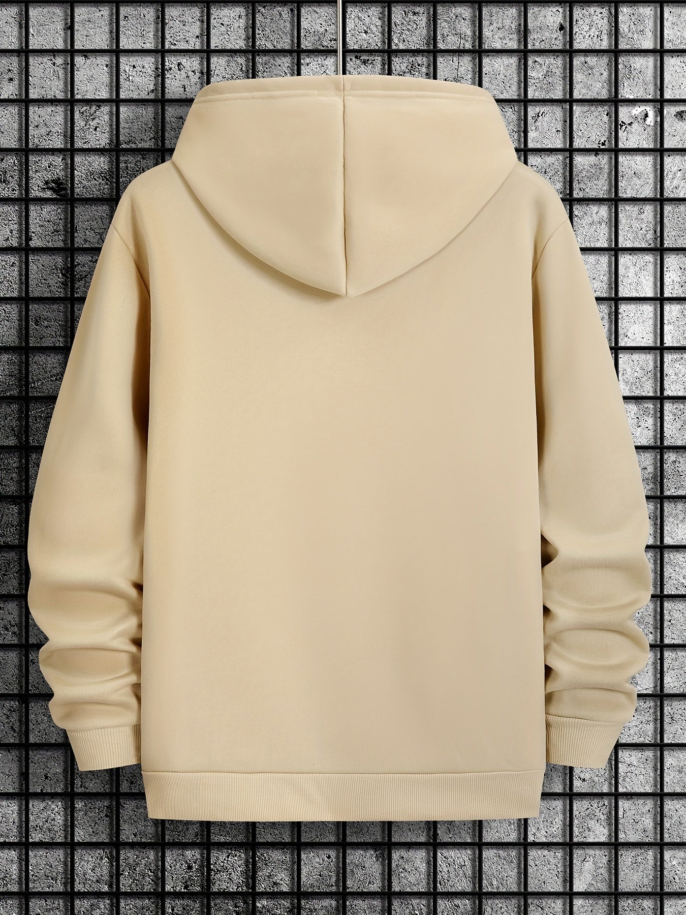 Men's Space Explorer Hoodie - Casual & Comfy Polyester Drawstring Sweatshirt with Astronaut & Planets Design, Perfect for Fall/Winter, Astronaut Decor