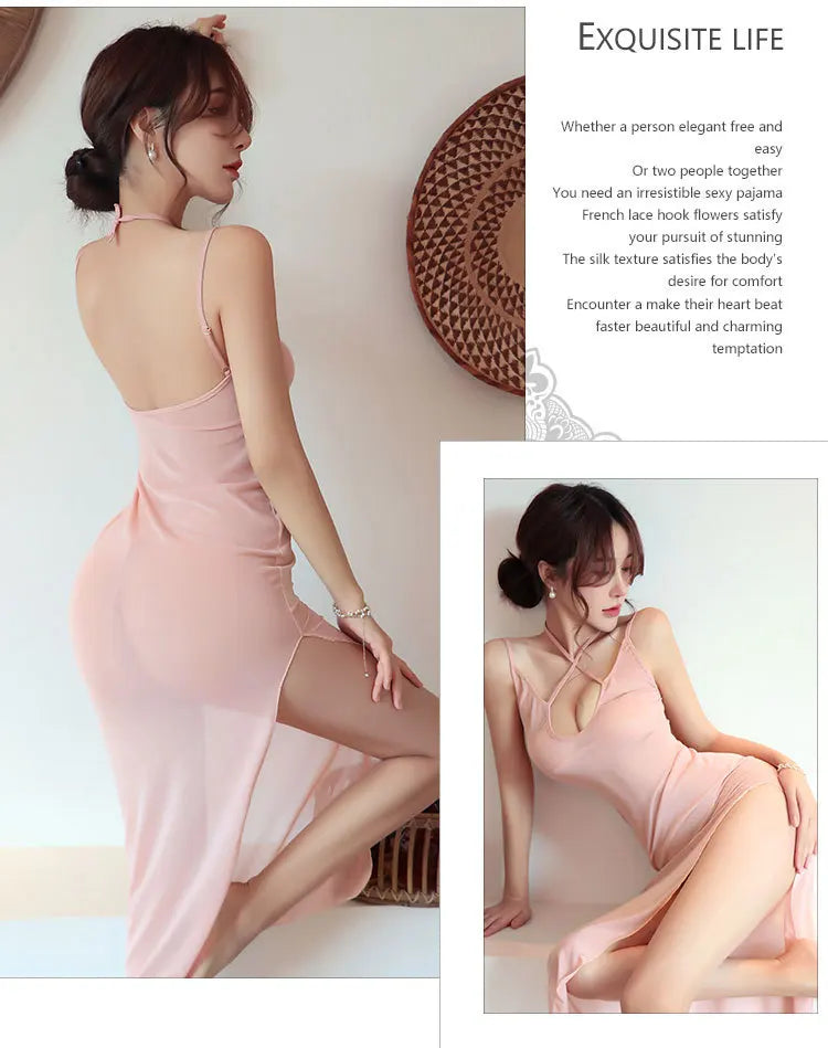 Sexy Perspective Nightclub Dress Thin Cute Long Skirt Womens Dresses Dresses For Formal Occasions Summer Cosplay Party Dresses