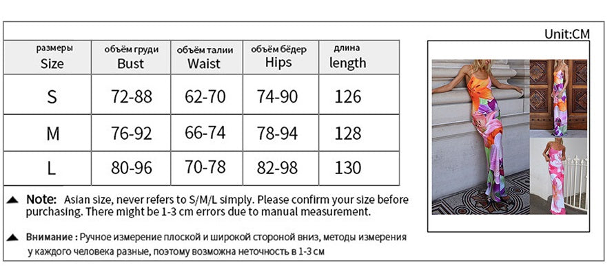 Women Floral Slip Long Dress Spaghetti Strap Flower Print Cami Maxi Dress Y2k Backless Bodycon Boho Sundress