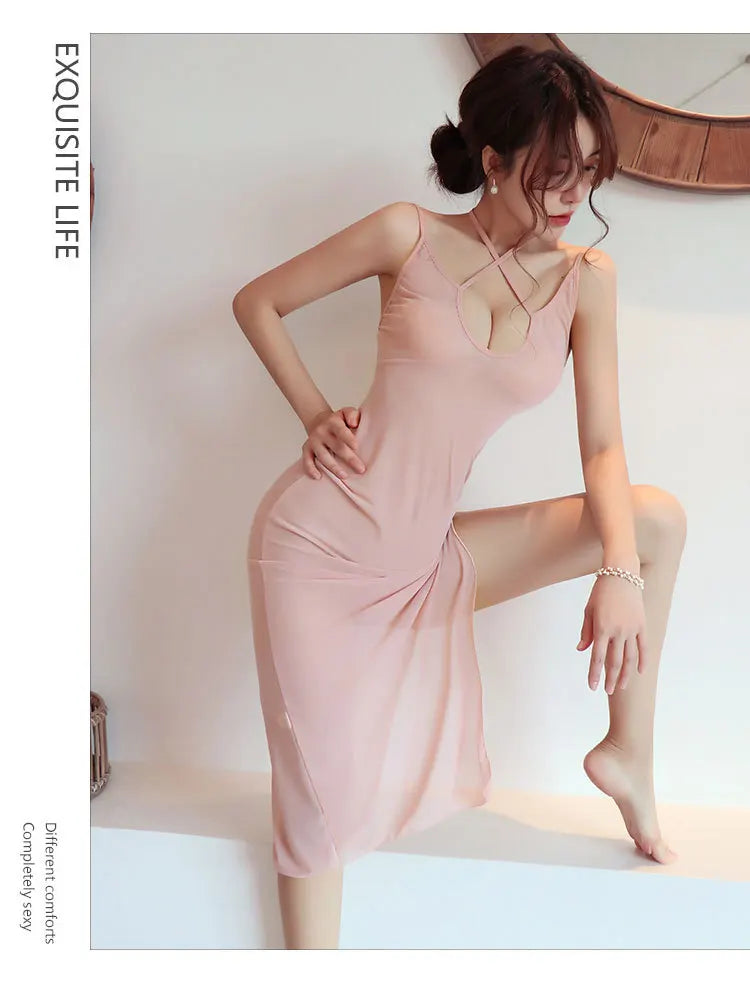 Sexy Perspective Nightclub Dress Thin Cute Long Skirt Womens Dresses Dresses For Formal Occasions Summer Cosplay Party Dresses
