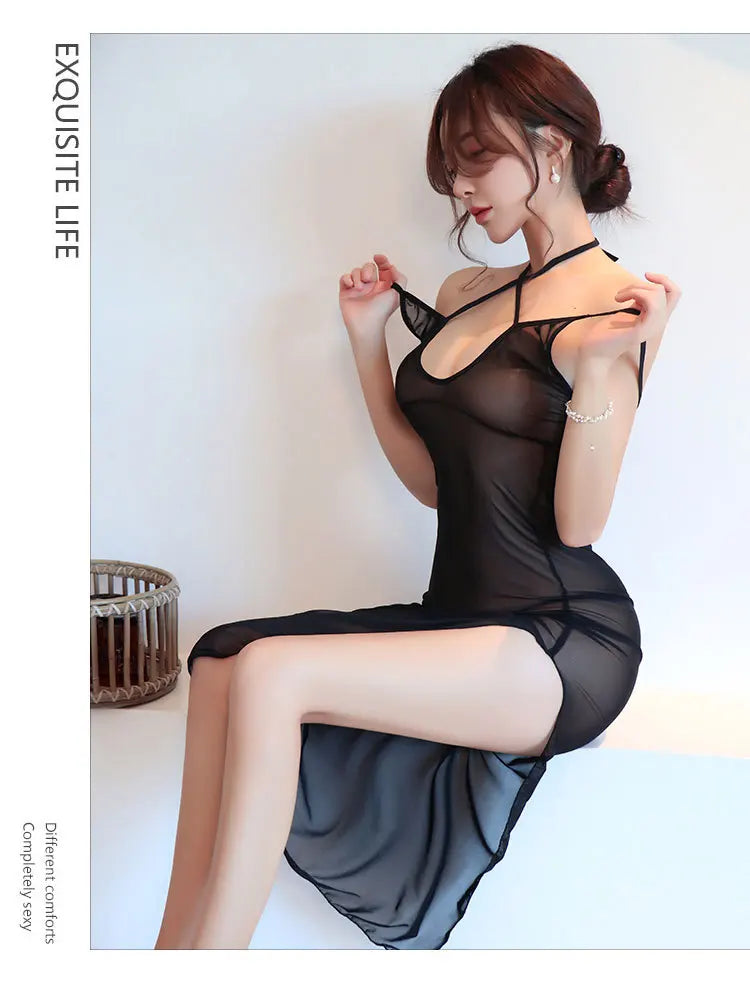 Sexy Perspective Nightclub Dress Thin Cute Long Skirt Womens Dresses Dresses For Formal Occasions Summer Cosplay Party Dresses