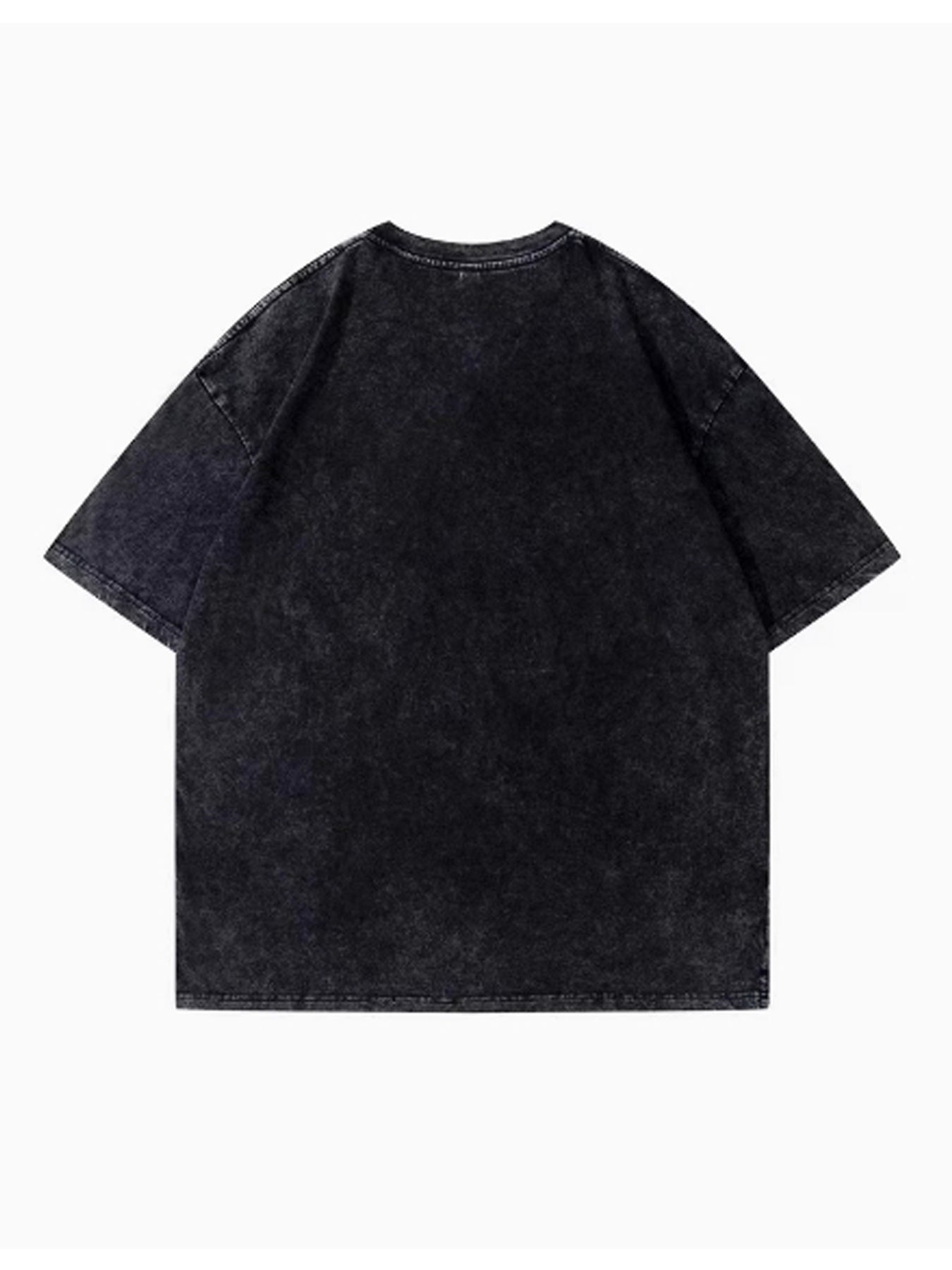 Korn Band Inspired Oversized T-Shirt - 100% Cotton, Black with White Dripping "KON" Print, Short Sleeve, Round Neck - Hip Hop Streetwear for Men & Women