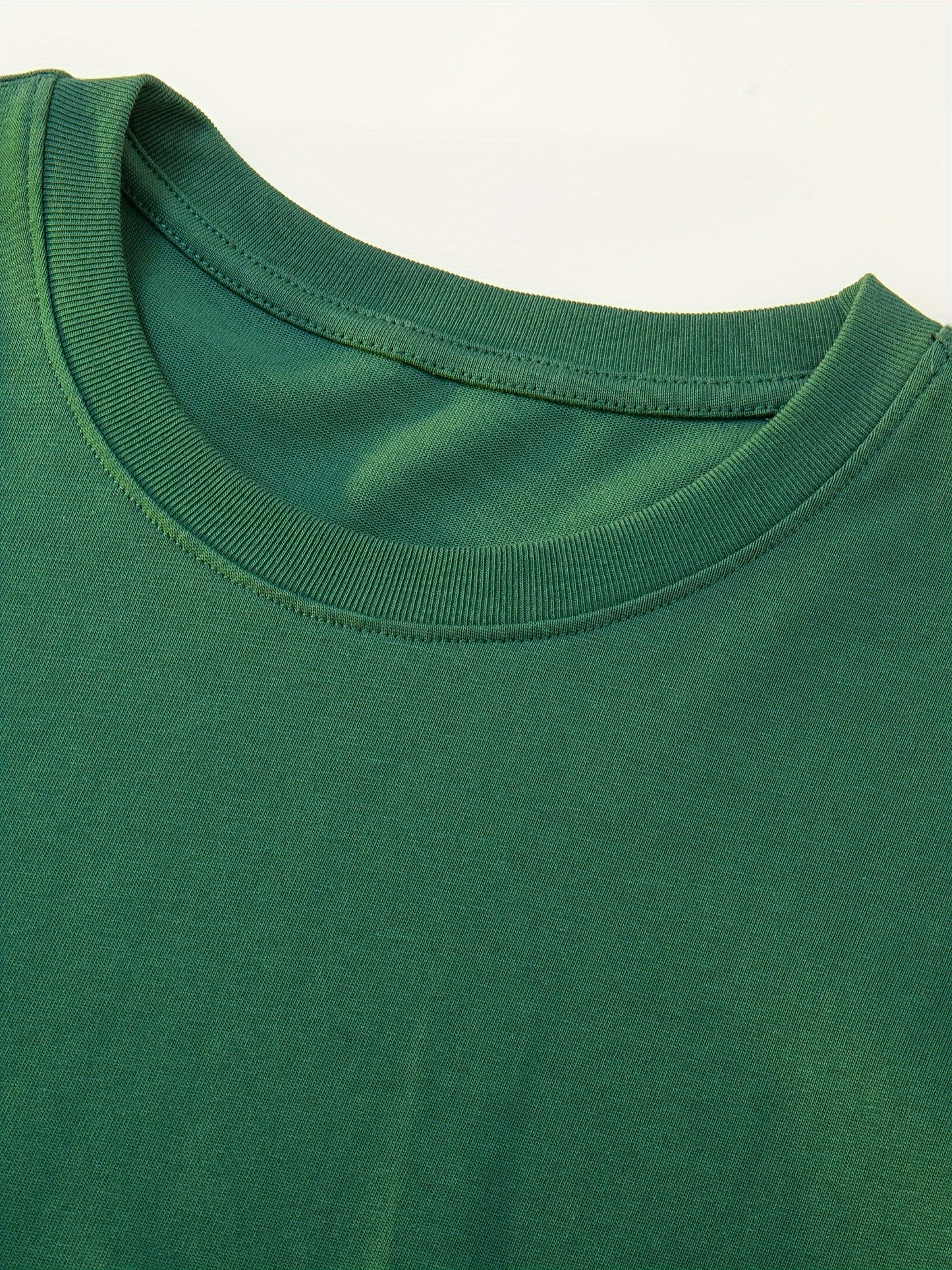 Men's Casual Cotton T-Shirt with Unique Letter Print - Loose Fit, Round Neck, Short Sleeve Tee for Summer