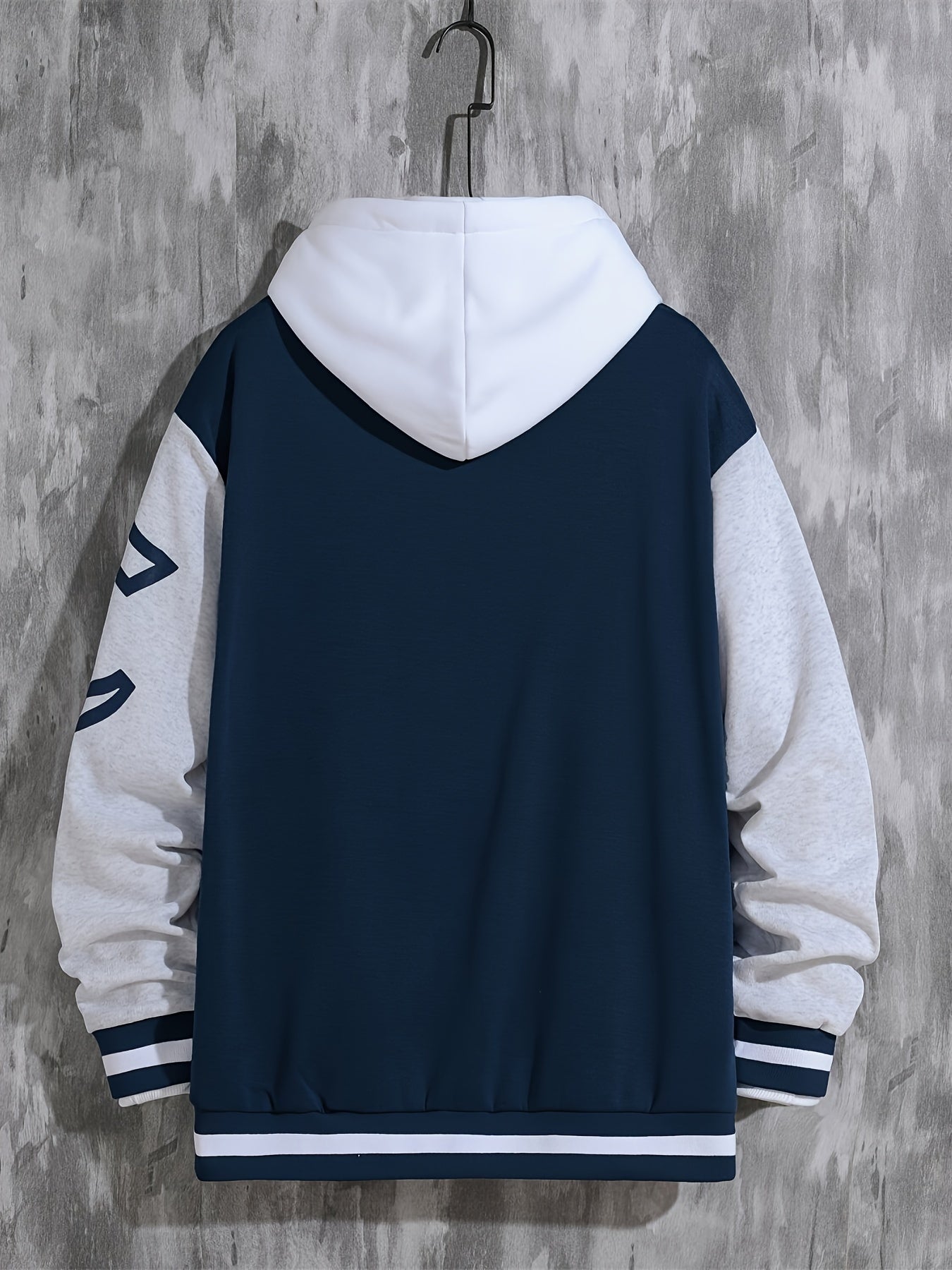 Spring And Autumn Street Men's Fashion Trend Loose Casual Baseball Uniform Jacket, Suitable For Outdoor And Dating