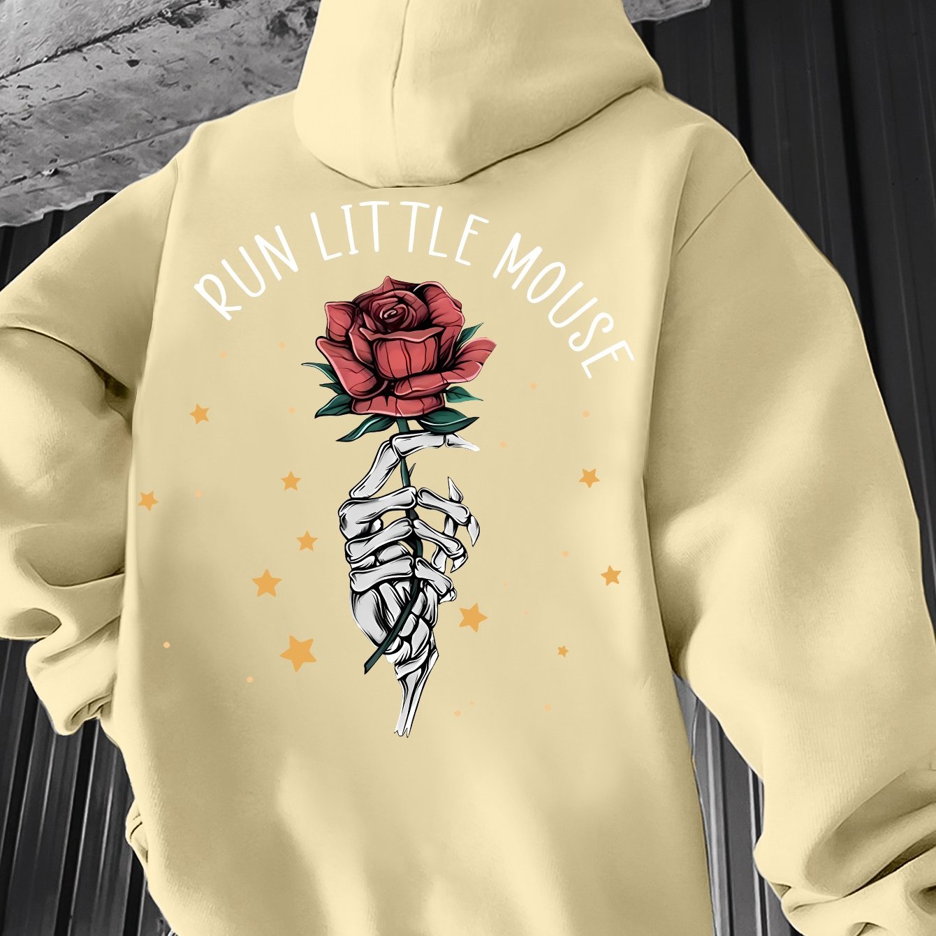 Men's Casual Hoodie with Geometric Print - Drawstring, Kangaroo Pocket Pullover Sweatshirt for Spring/Fall