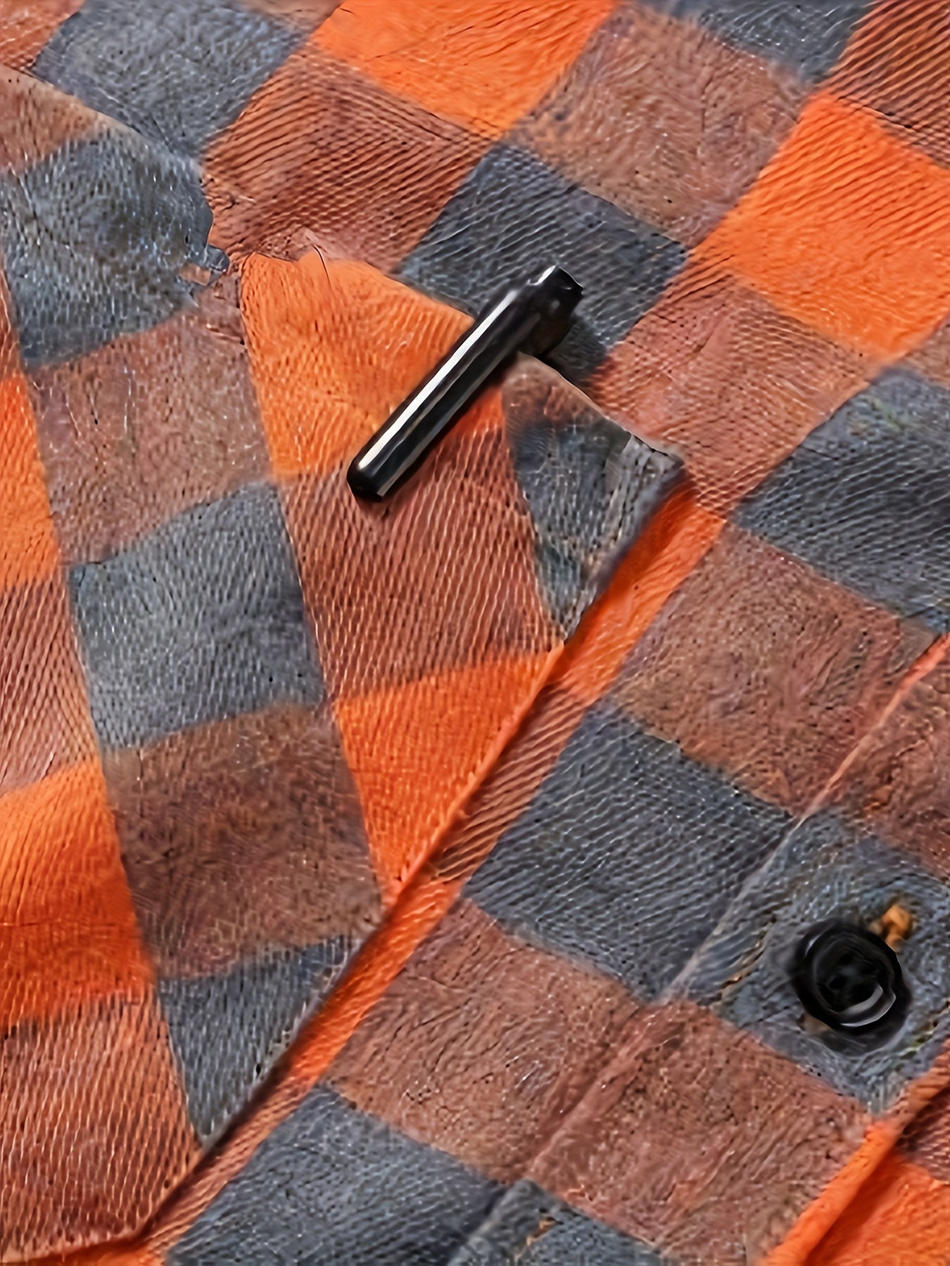 Fashionable Design Men's Plaid Pattern Hooded Long Sleeve And Button Up Shirt Jacket With Pockets, Chic And Trendy Hoodie Jacket For Outdoors Leisurewear