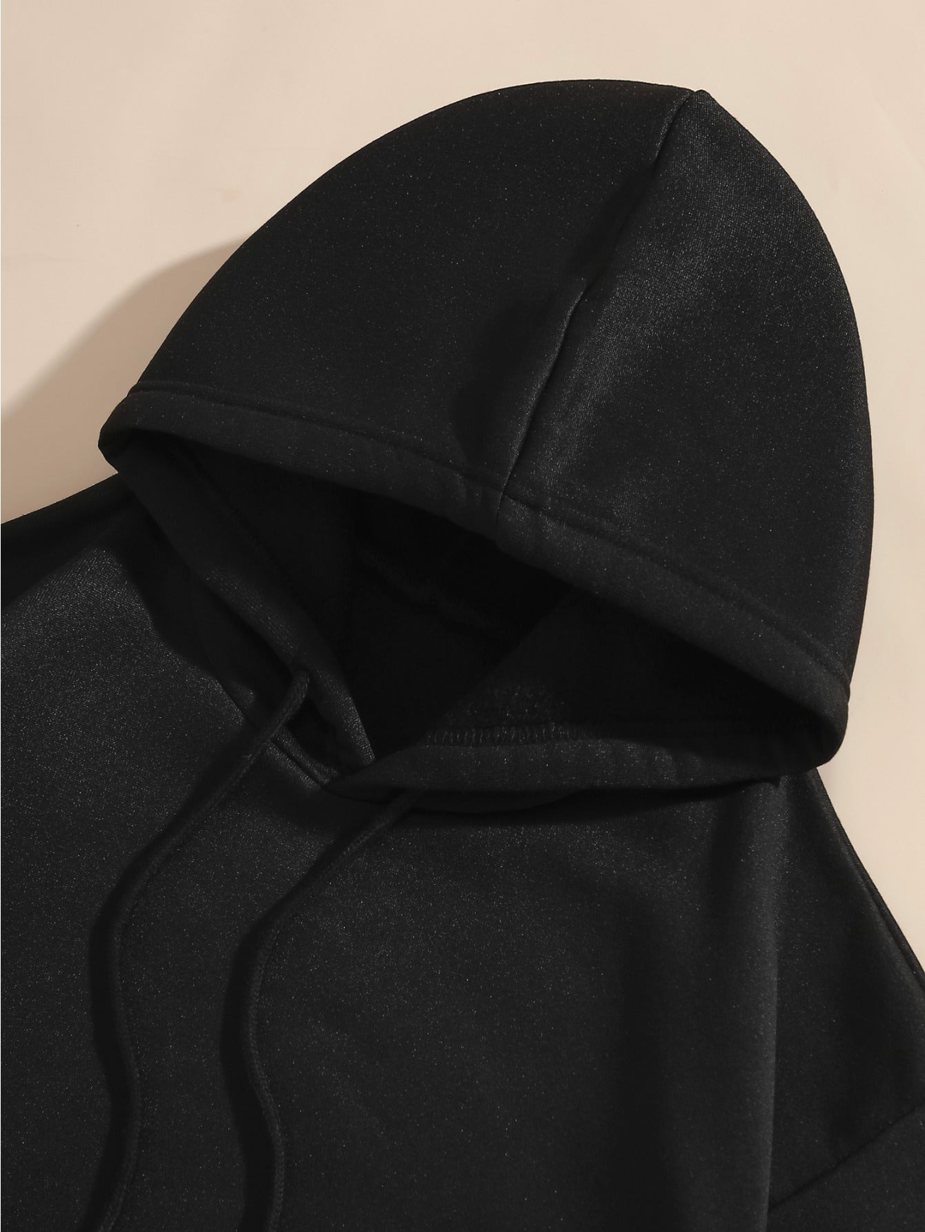 Women'S Casual Polyester Hoodie with Cherry Bow Graphic Print, Drawstring Hooded Sweatshirt, All-Season Knit Fabric Pullover, 100% Polyester, 250g/m² - Cozy & Stylish