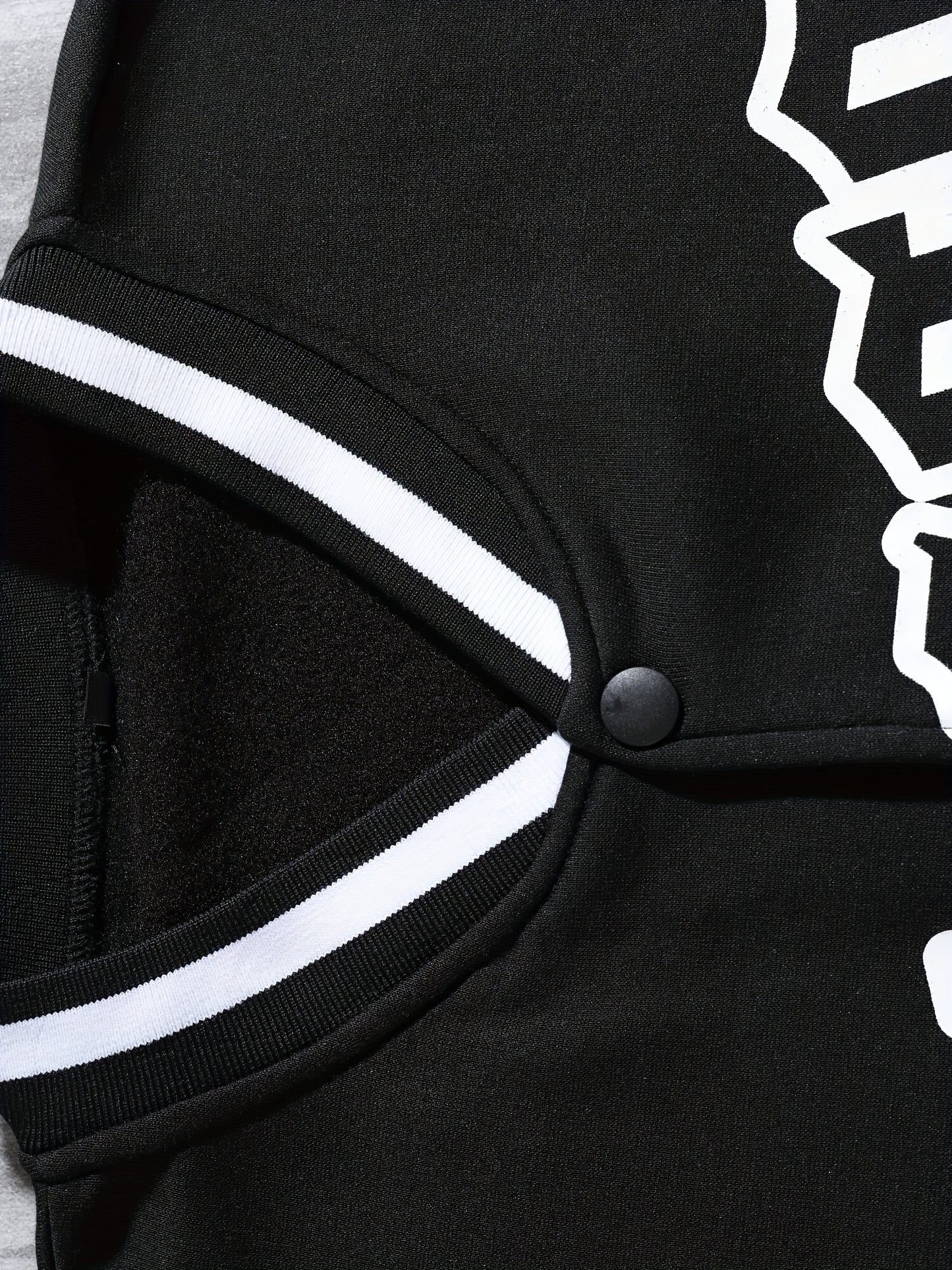 Spring And Autumn Street Men's Fashion Trend Loose Casual Baseball Uniform Jacket, Suitable For Outdoor And Dating