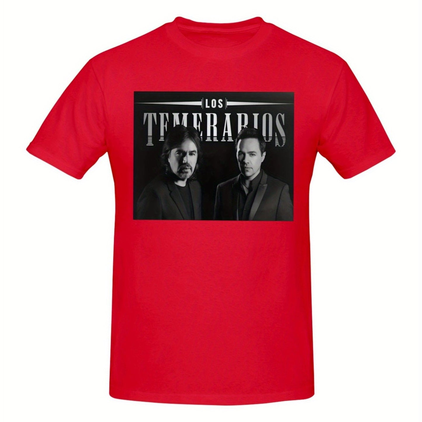 Los Temerarios Music T-shirt Men'S Retro Classic T-shirt Rock Boy T-shirt Men'S Hip-Hop Street Cotton Comfortable Oversized top