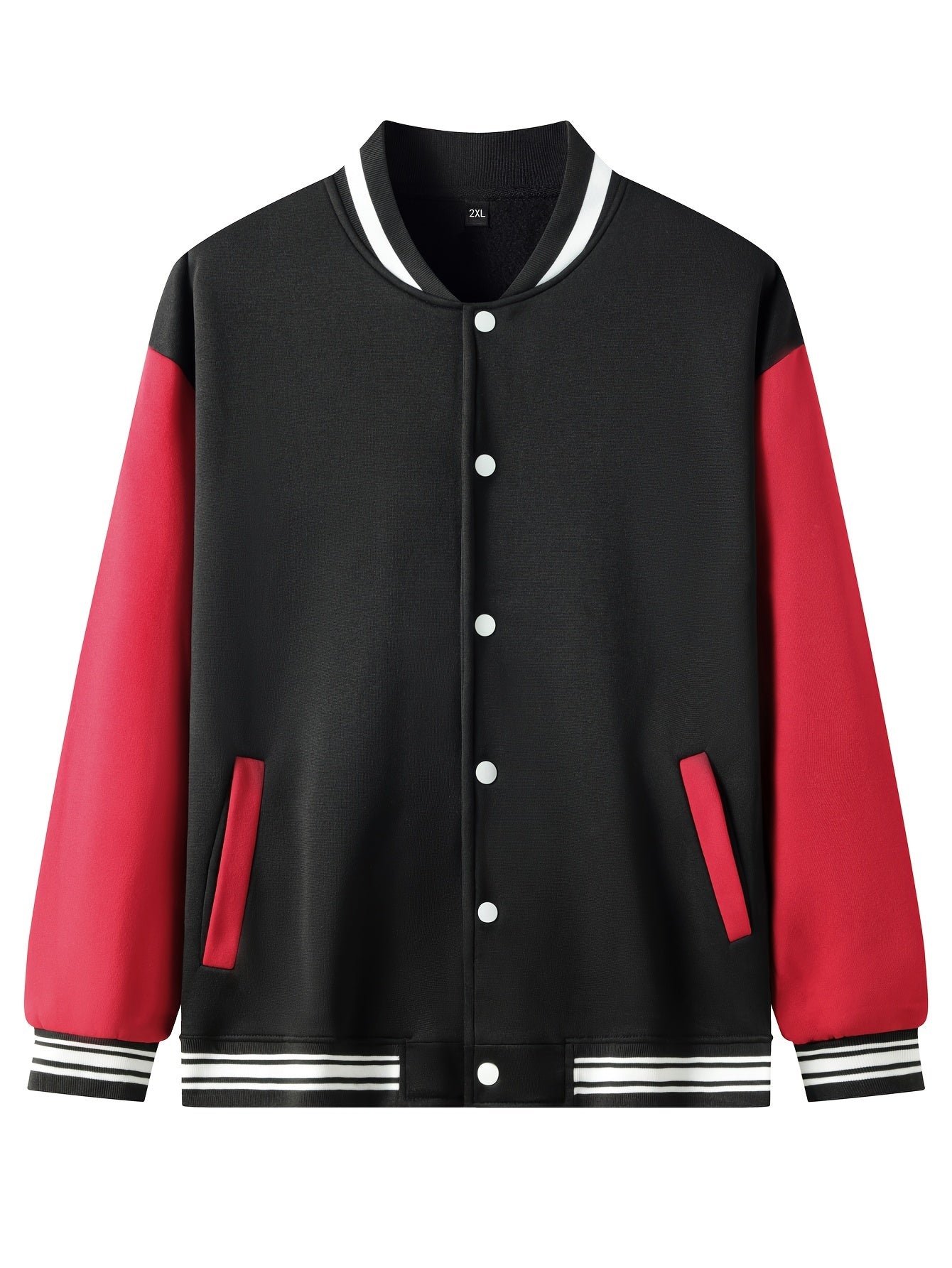 New York 26 Print Men's Fashion Trend Loose Casual Baseball Uniform Jacket, Suitable For Outdoor And Dating For Spring And Autumn