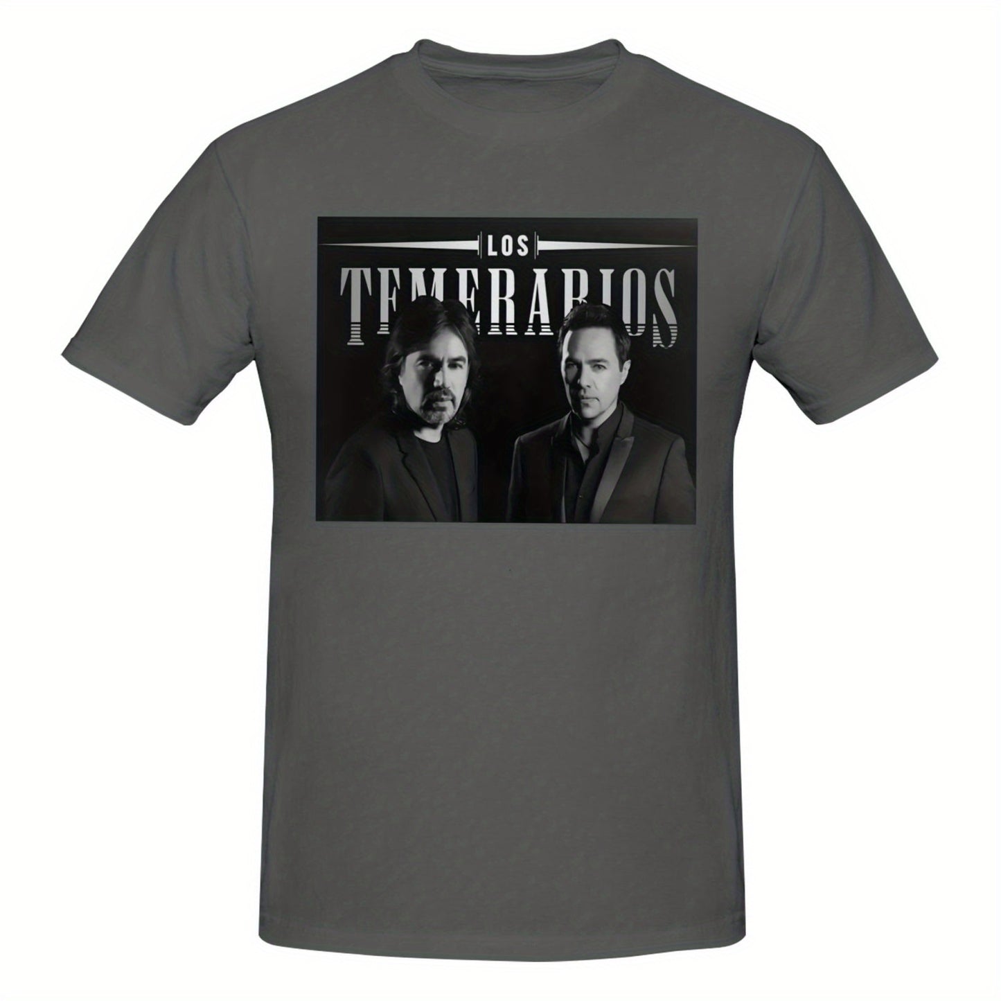Los Temerarios Music T-shirt Men'S Retro Classic T-shirt Rock Boy T-shirt Men'S Hip-Hop Street Cotton Comfortable Oversized top