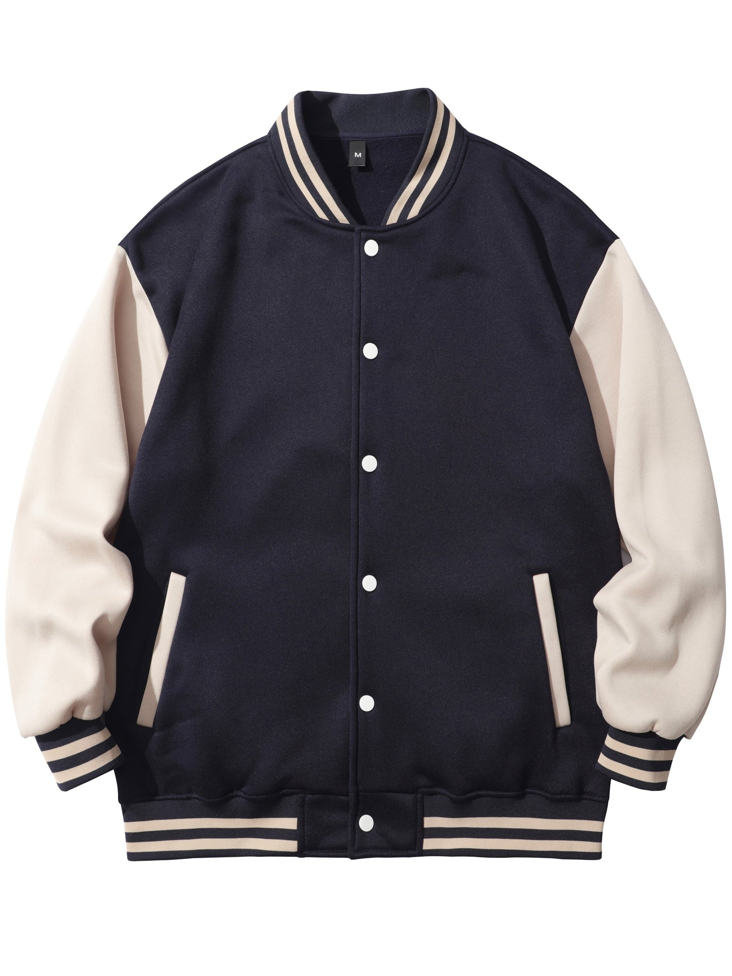 New York 26 Print Men's Fashion Trend Loose Casual Baseball Uniform Jacket, Suitable For Outdoor And Dating For Spring And Autumn