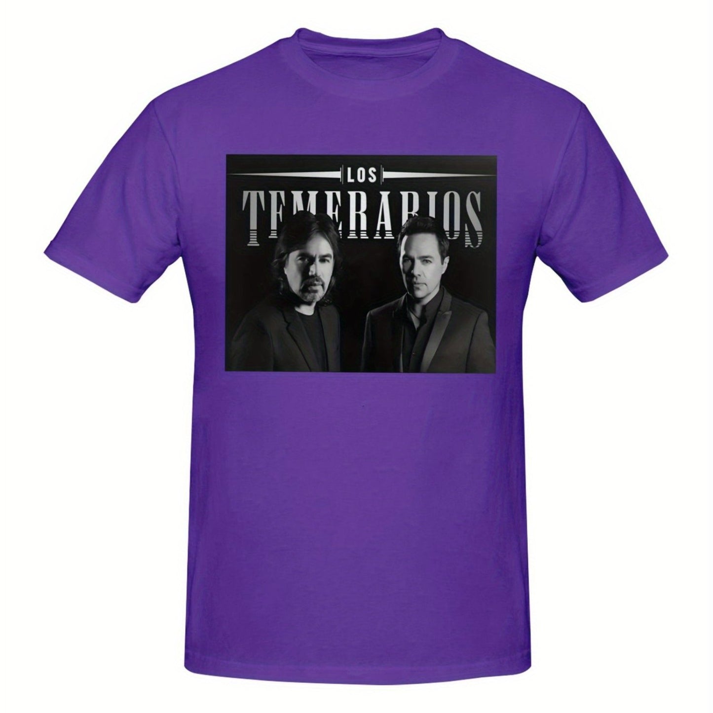 Los Temerarios Music T-shirt Men'S Retro Classic T-shirt Rock Boy T-shirt Men'S Hip-Hop Street Cotton Comfortable Oversized top