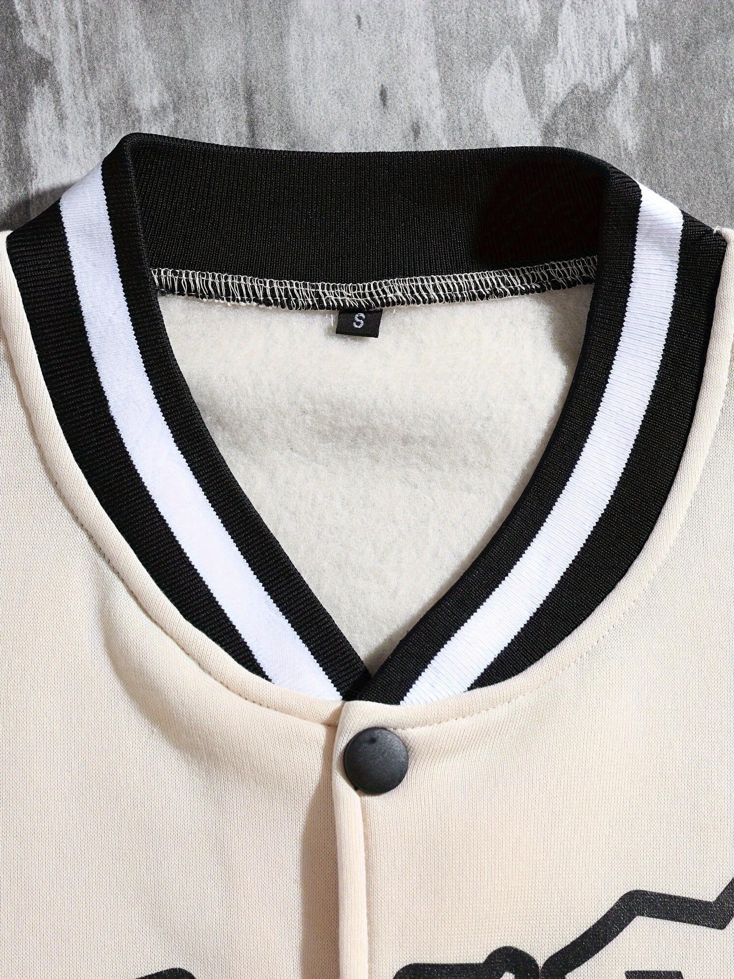 Spring And Autumn Street Men's Fashion Trend Loose Casual Baseball Uniform Jacket, Suitable For Outdoor And Dating