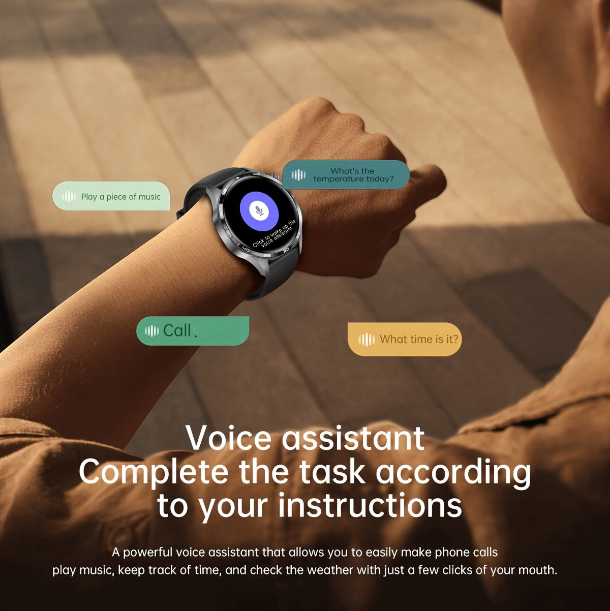 New Watch 5 Pro Smartwatch With 1.53-inch High-definition Screen, Voice Calling, Wireless Calling, NFC Access Control, Outdoor Sports Trajectory Smartwatch With Voice Assistant, Compass, Pedometer, Suitable For Android/iPhone