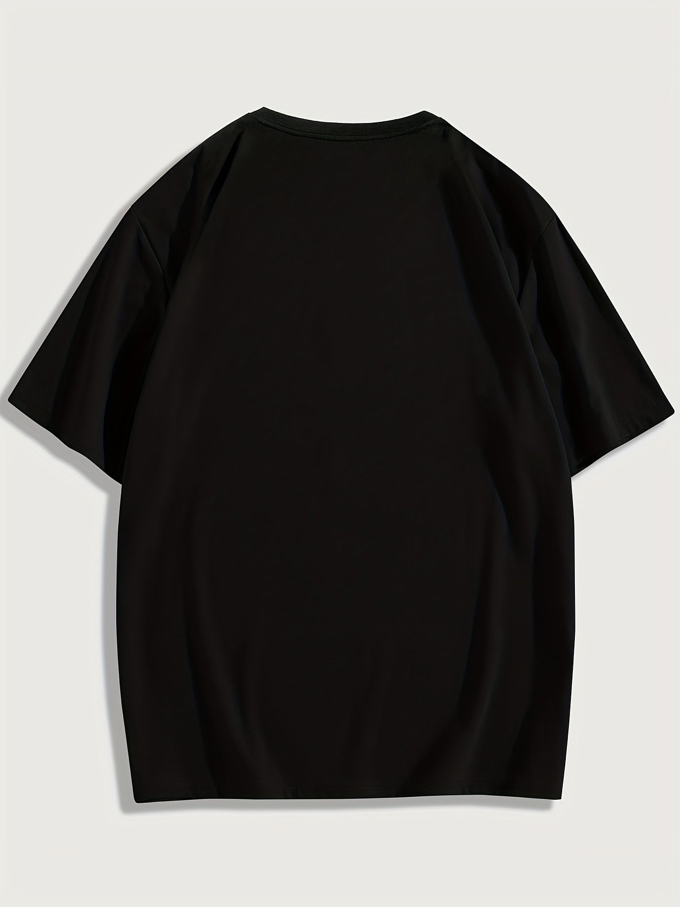 KOURRTER Men's Casual Graphic Tee - Loose Fit, Breathable Polyester Blend, Crew Neck, Short Sleeve Shirt with Unique Portrait Design