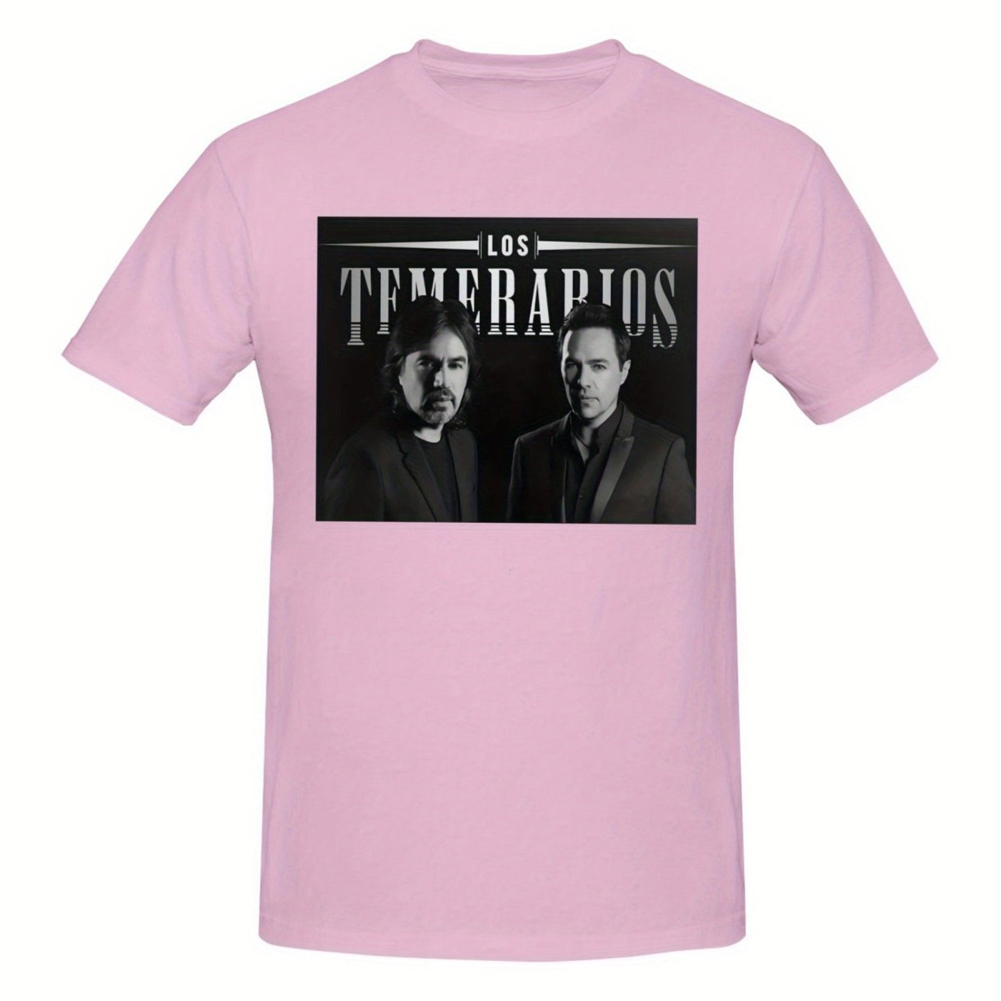 Los Temerarios Music T-shirt Men'S Retro Classic T-shirt Rock Boy T-shirt Men'S Hip-Hop Street Cotton Comfortable Oversized top