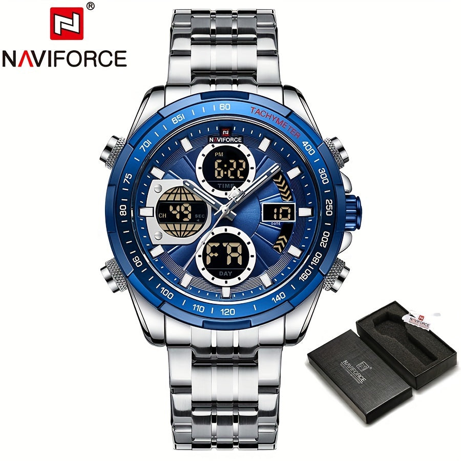 NAVIFORCE Watches with Dual Display, Waterproof Men'S Watch, Perfect for Gifting.