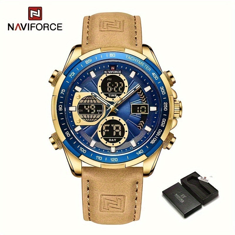 NAVIFORCE Watches with Dual Display, Waterproof Men'S Watch, Perfect for Gifting.