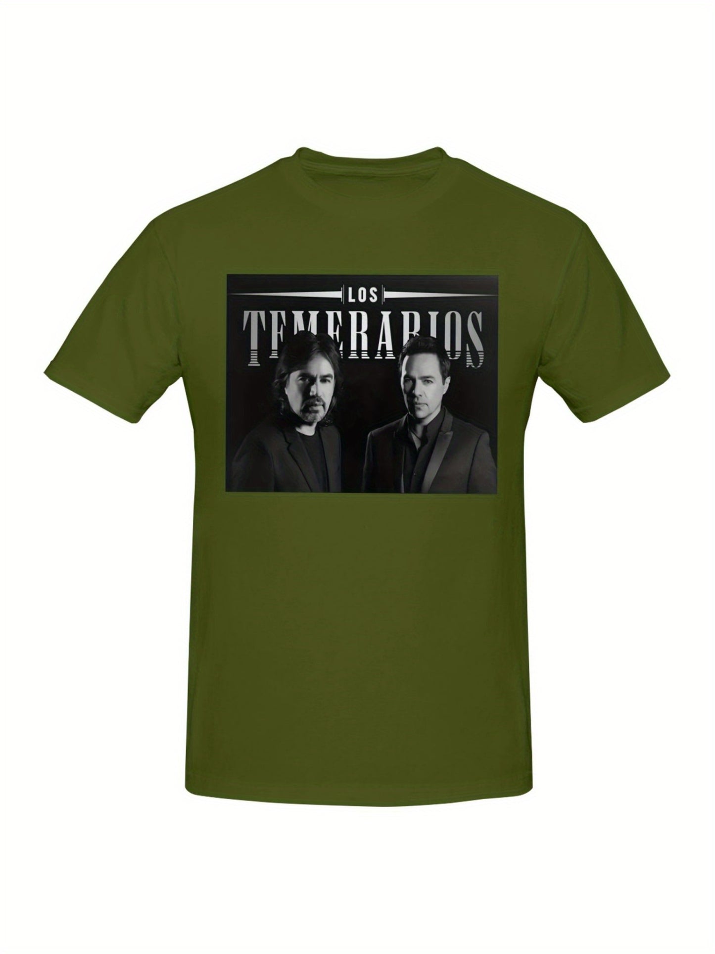 Los Temerarios Music T-shirt Men'S Retro Classic T-shirt Rock Boy T-shirt Men'S Hip-Hop Street Cotton Comfortable Oversized top