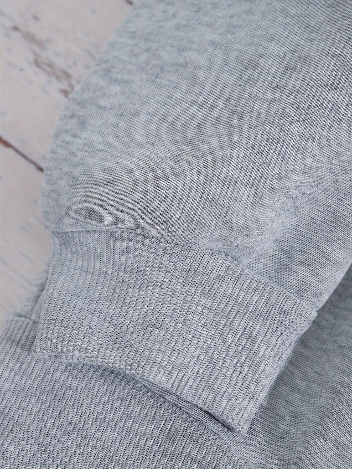 Ladies Fashion Hoodie: Relaxed Style, Polyester Material, Knit Fabric, All Seasons, No Detail, Letter Pattern