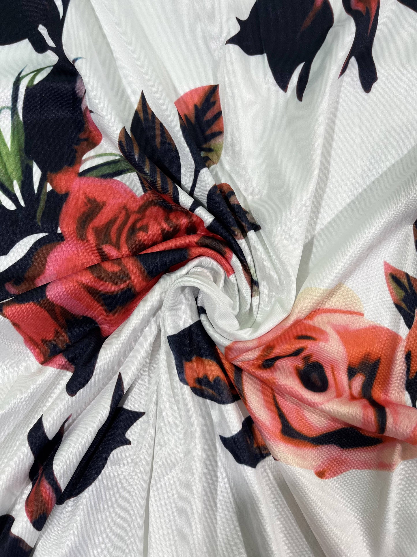 Floral Print Splicing Maxi Dress, Casual Crew Neck Short Sleeve Dress For Spring & Summer, Women's Clothing