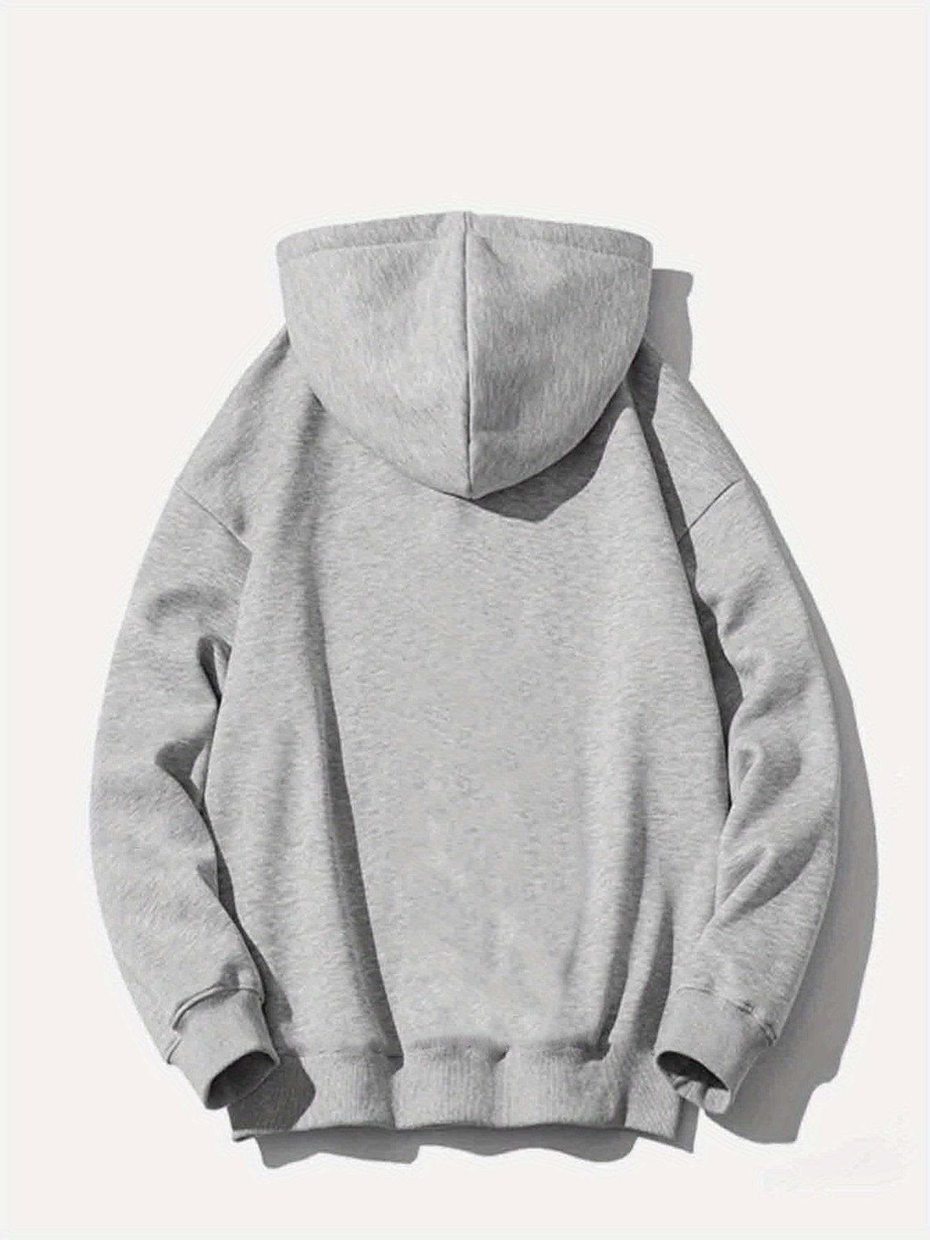 Boondocks Graphic Print Hoodie for Men - Casual Knit Polyester 100% Pullover with Kangaroo Pocket, Long Sleeve Loose Fit Hooded Sweatshirt for All Seasons, Geometric Cartoon Character Design Top