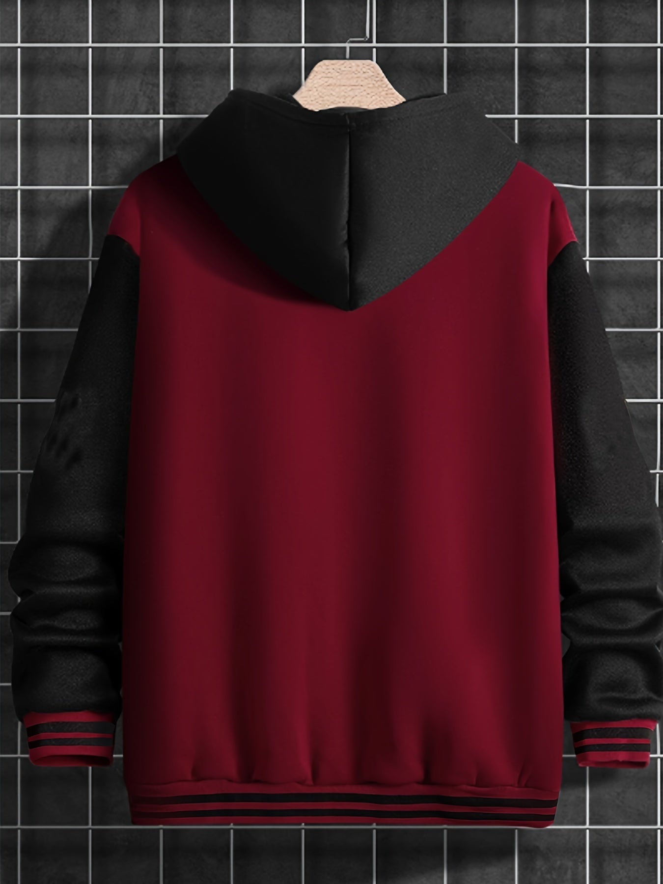 1pc Men'S Fashion Casual Sports Jacket with Rose Print - Polyester Knit Fabric, Baseball Collar, Double Breasted Closure, Regular Fit, Slight Stretch, Animal Pattern, Pocket Details, Lined with Polyester Fiber