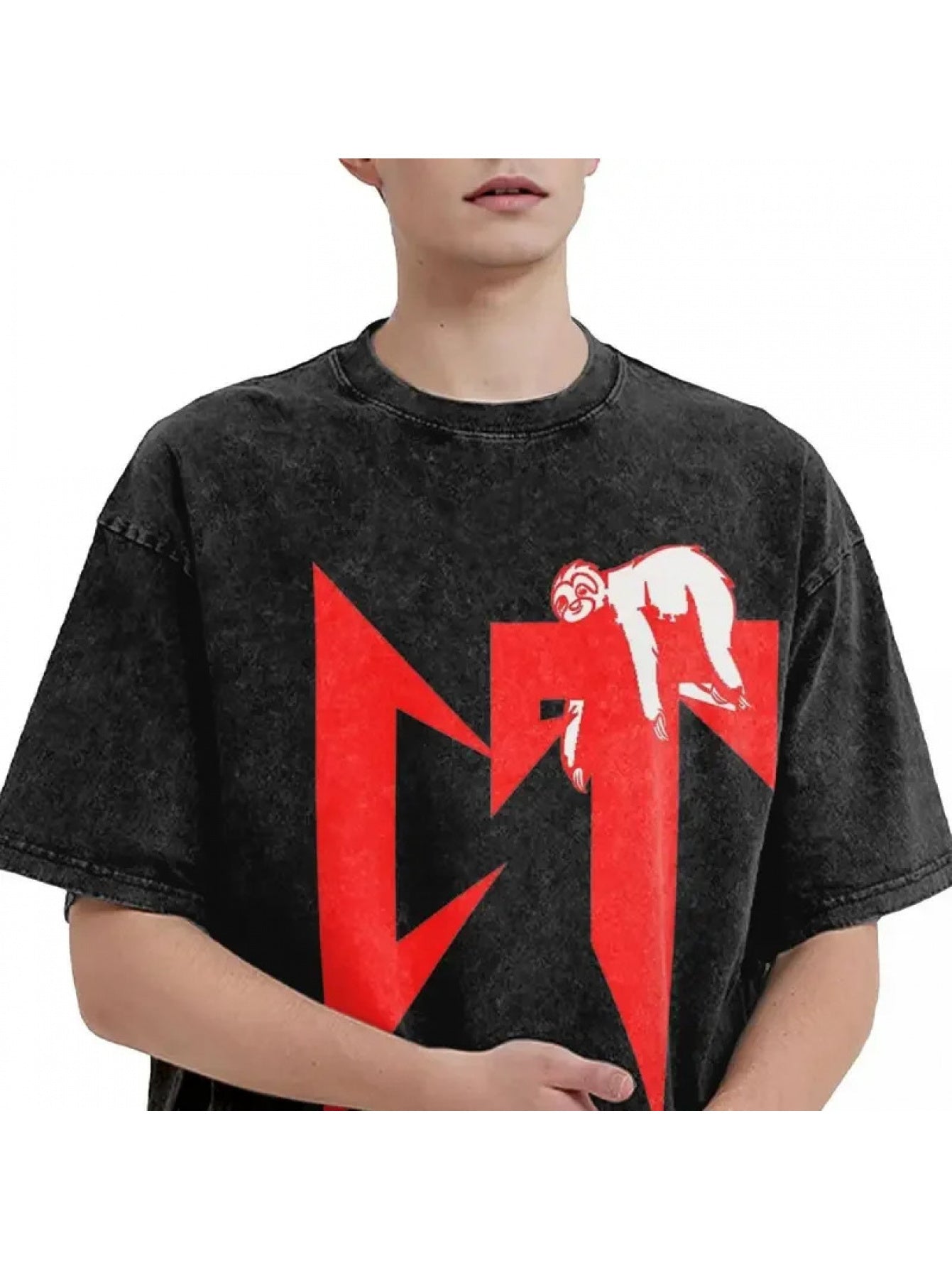 Oversized Streetwear T-Shirts Featuring Printed Designs, Suitable for Both Men And Women, Reflecting The Individuality of Hip Hop Fashion by Nathanael Cano.