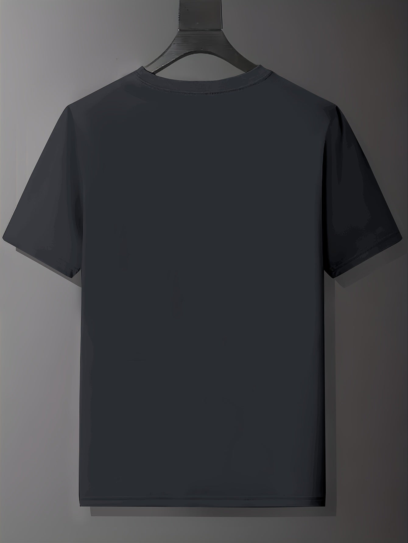 Men's Casual & Sporty Red Graphic Tee - Loose Fit, Short Sleeve with Unique Character Portrait Print, Polyester Blend, Machine Washable - Stylish Streetwear