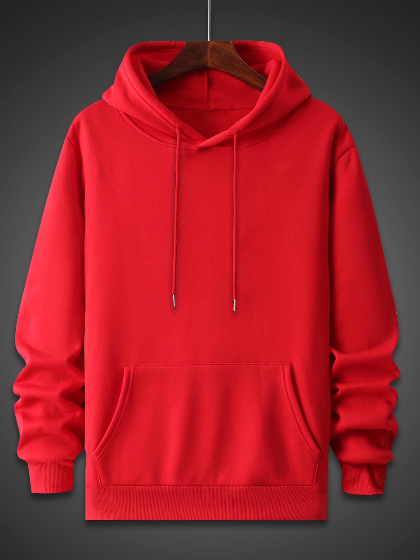 MAKE MONEY NOT FRIENDS Print Kangaroo Pocket Hoodie, Casual Long Sleeve Hoodies Pullover Sweatshirt, Men's Clothing, For Fall Winter
