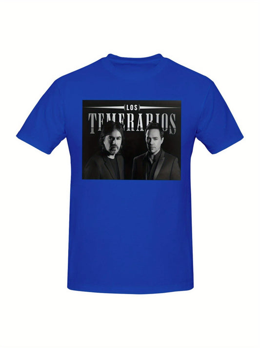 Los Temerarios Music T-shirt Men'S Retro Classic T-shirt Rock Boy T-shirt Men'S Hip-Hop Street Cotton Comfortable Oversized top
