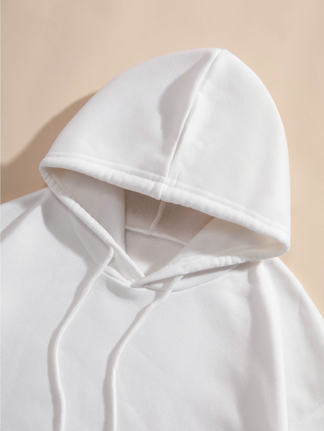 1pc Women'S Casual Polyester Hoodie with Drawstring - Cartoon Letter Print Hooded Sweatshirt, Knit Fabric, All-Season Comfort, Hooded Collar - "Enjoy The Little Things" Design