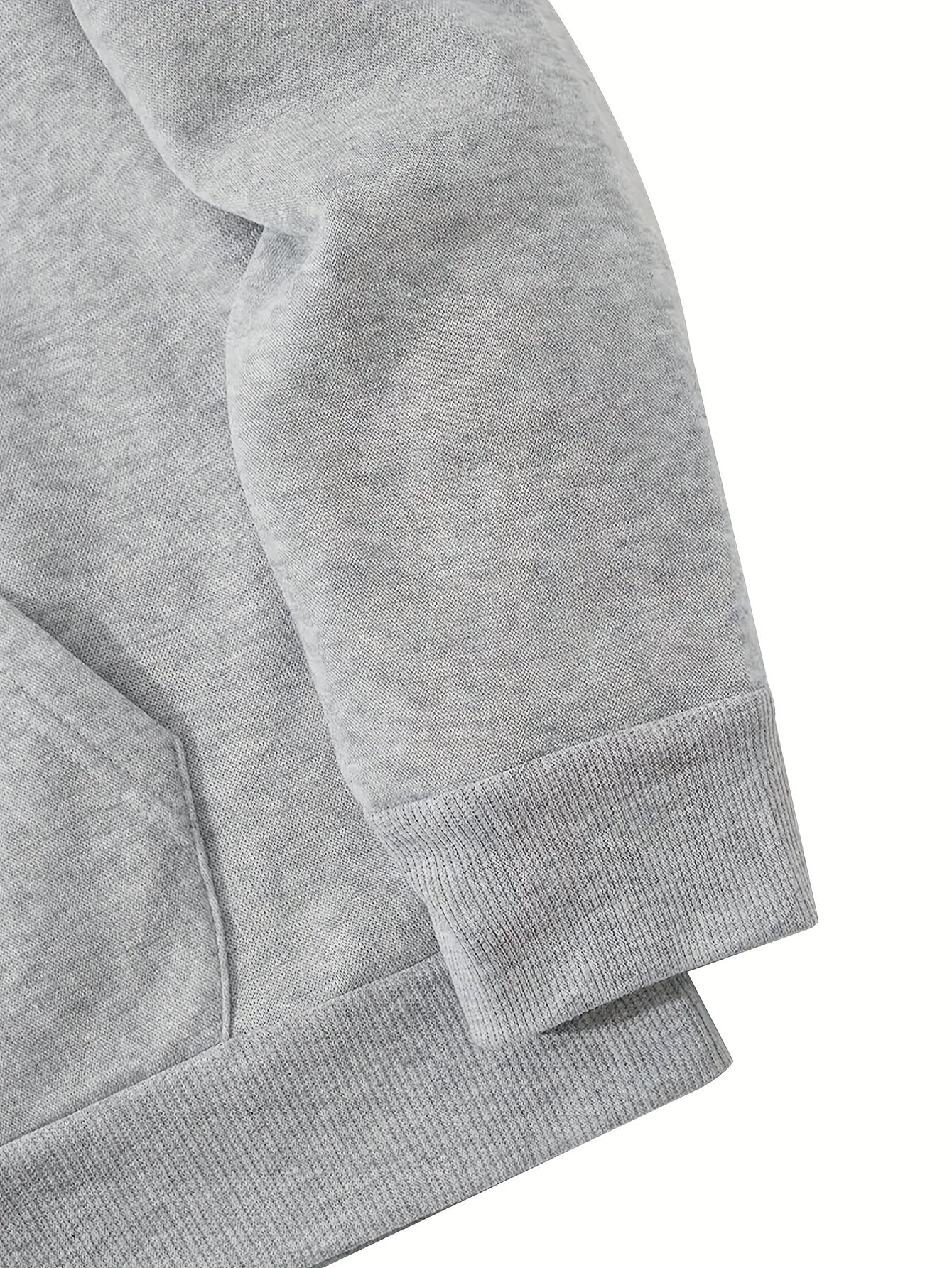 Rose Print Kangaroo Pocket Hoodie, Casual Long Sleeve Hoodies Pullover Sweatshirt, Men's Clothing, For Fall Winter