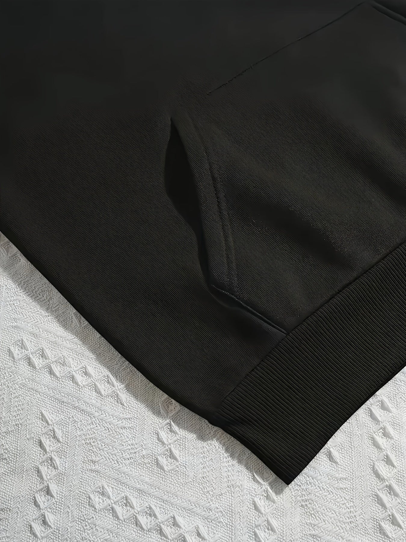 Plus Size Casual Skull Print Hoodie, Polyester Knit Fabric, Long Sleeve Pullover with Drawstring Hood, Front Pocket, Slight Stretch, for Fall/Winter