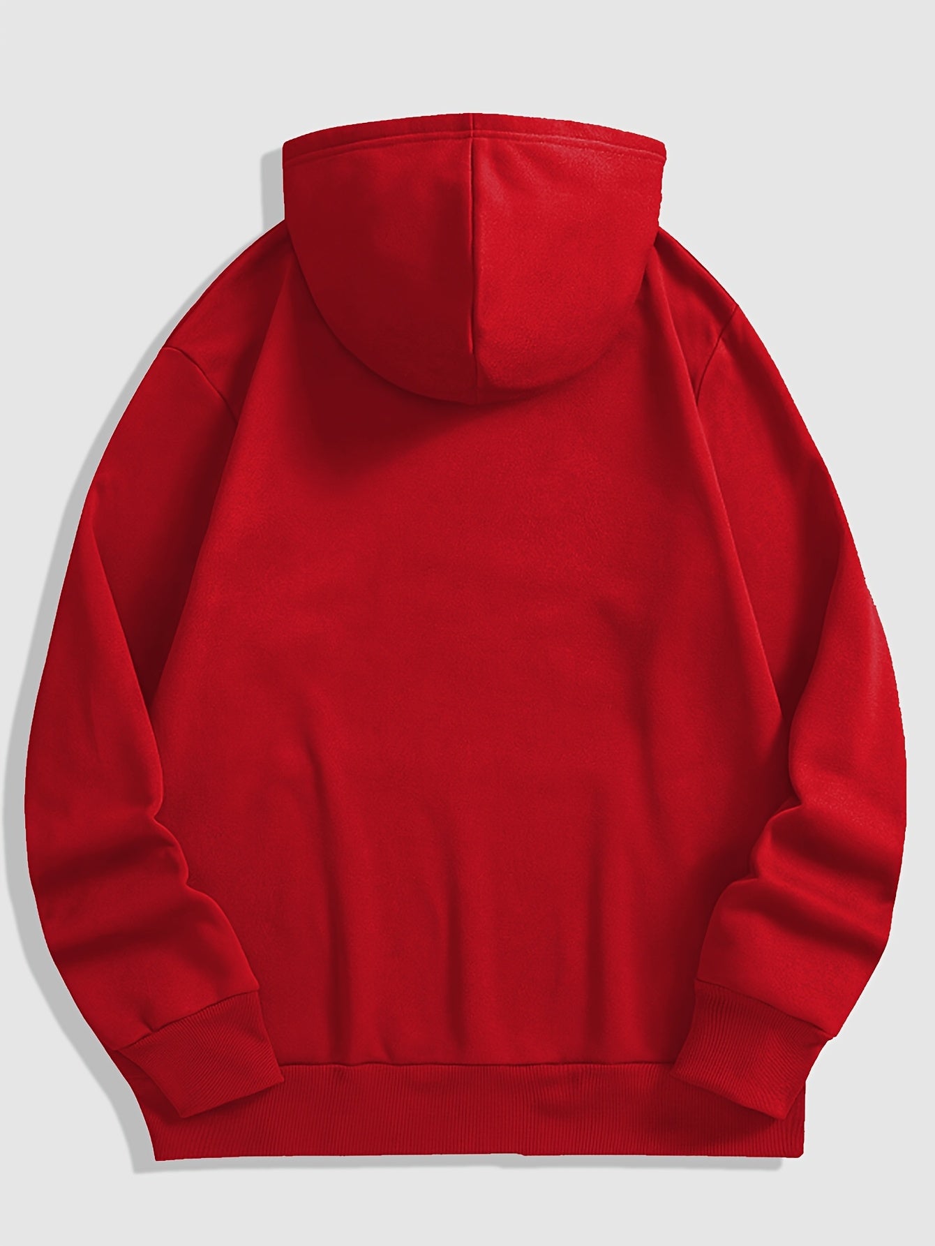 KOURRTER Fleece-Lined Hoodie with Mysterious Cross Print - Casual Pullover Sweatshirt for Men & Women, Perfect for Fall/Winter Streetwear, Sweater Hoodie, KOURRTER