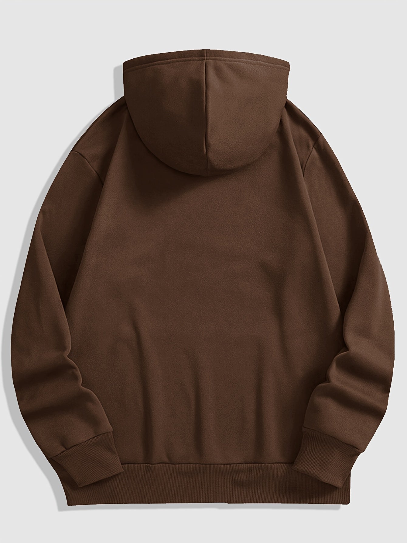 KOURRTER Fleece-Lined Hoodie with Mysterious Cross Print - Casual Pullover Sweatshirt for Men & Women, Perfect for Fall/Winter Streetwear, Sweater Hoodie, KOURRTER