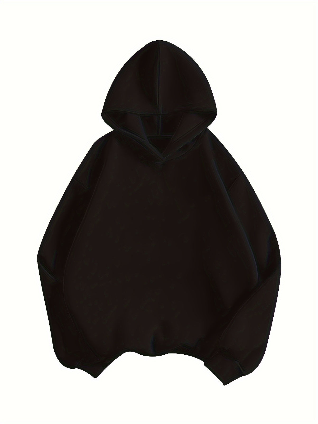 Plus Size Casual Hoodie with Tennessee Whiskey & Strawberry Wine Applique - 100% Polyester, Hooded, Medium Stretch Knit Fabric, Alphabet Pattern, Cozy Fall/Winter Style