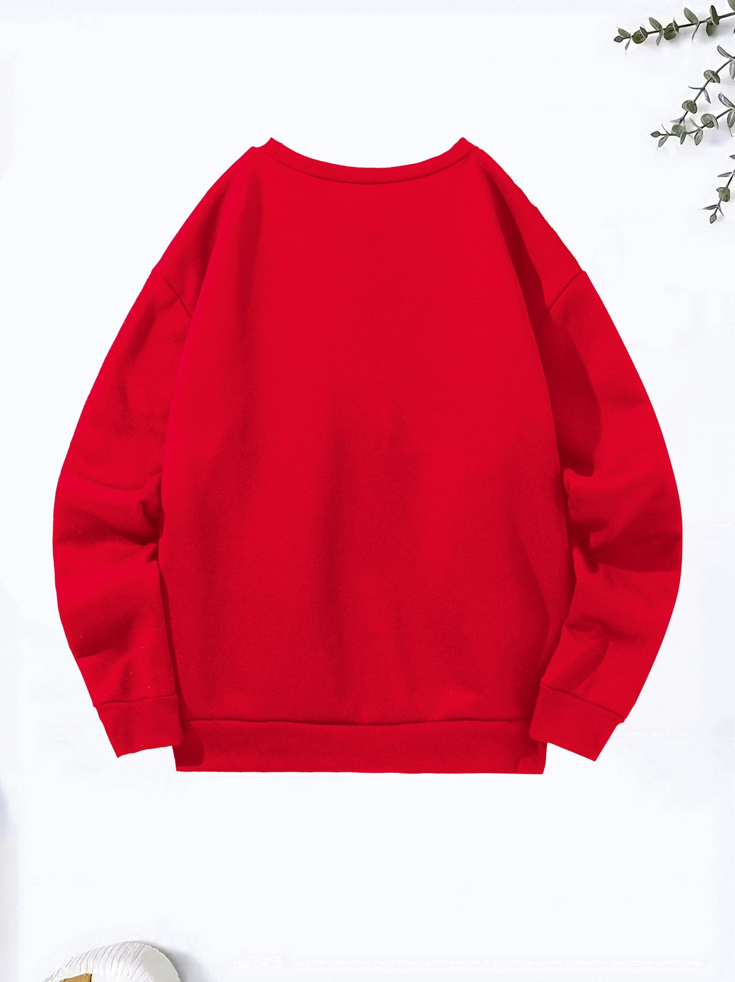 MILANO Print Pullover Sweatshirt, Casual Long Sleeve Crew Neck Sweatshirt For Fall & Winter, Women's Clothing