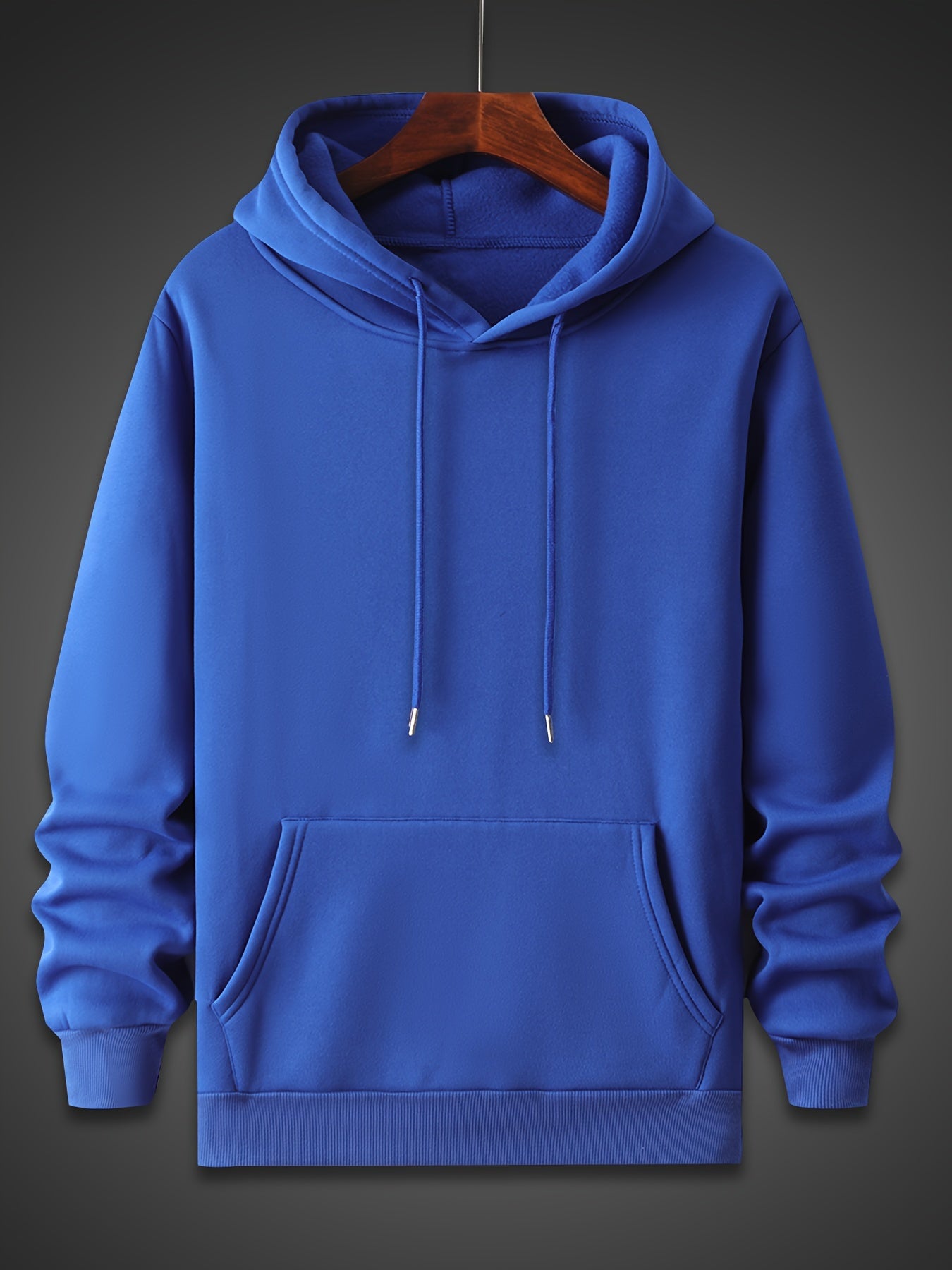 MAKE MONEY NOT FRIENDS Print Kangaroo Pocket Hoodie, Casual Long Sleeve Hoodies Pullover Sweatshirt, Men's Clothing, For Fall Winter