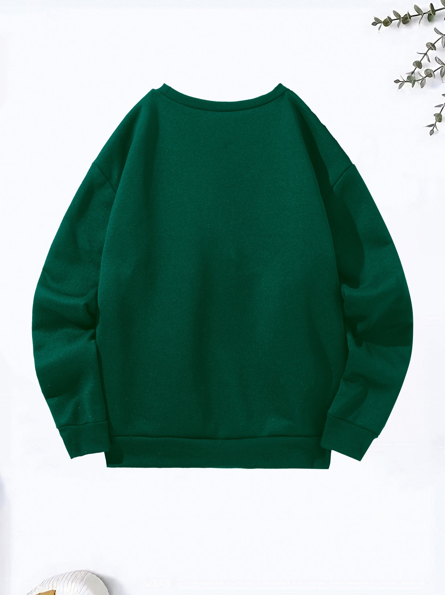 MILANO Print Pullover Sweatshirt, Casual Long Sleeve Crew Neck Sweatshirt For Fall & Winter, Women's Clothing